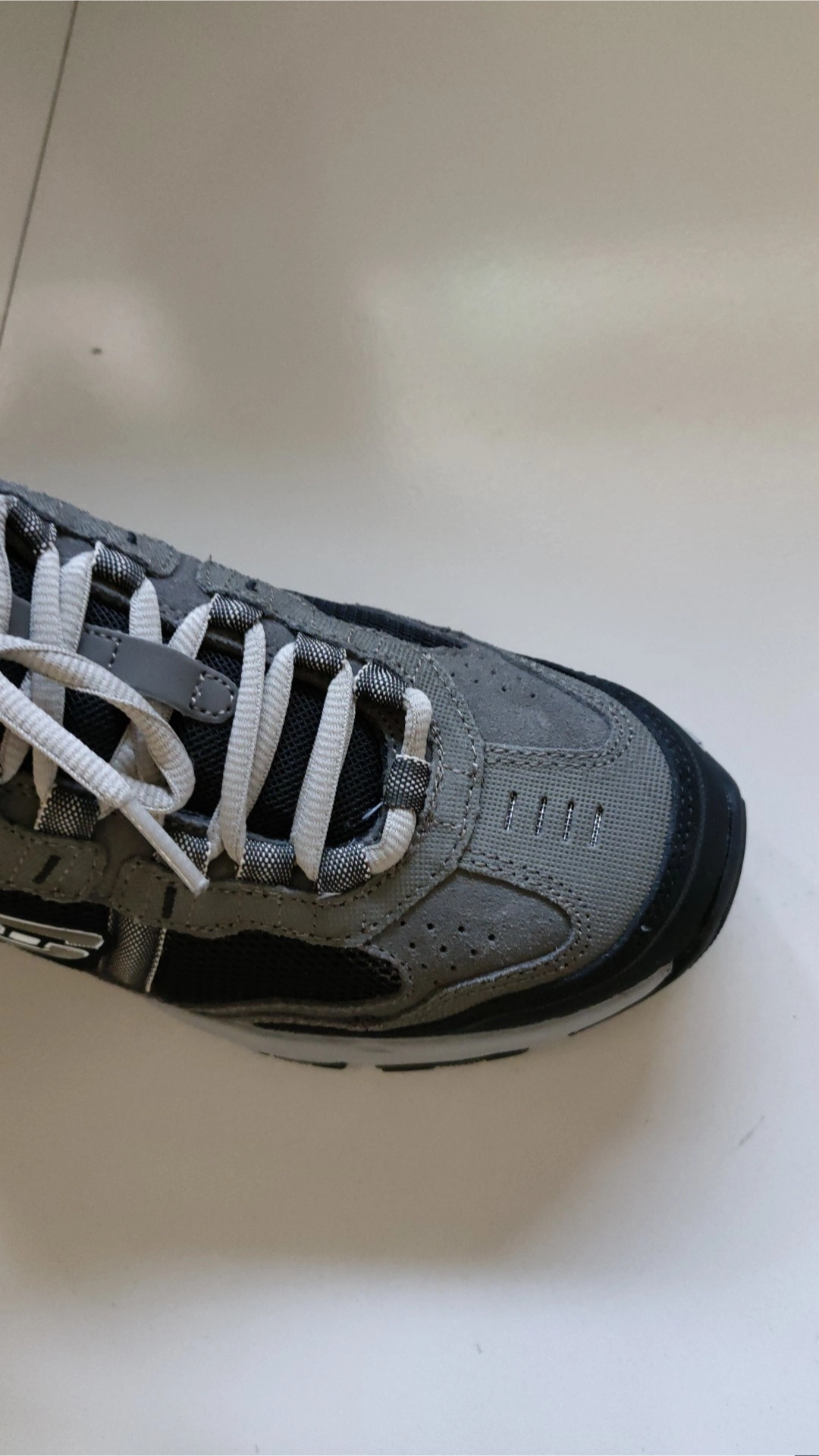 custom review-Skechers Vigor 2,0 Устойчивый к истиранию Низкий Топ Повседневная обувь Мужская Угольный Черный