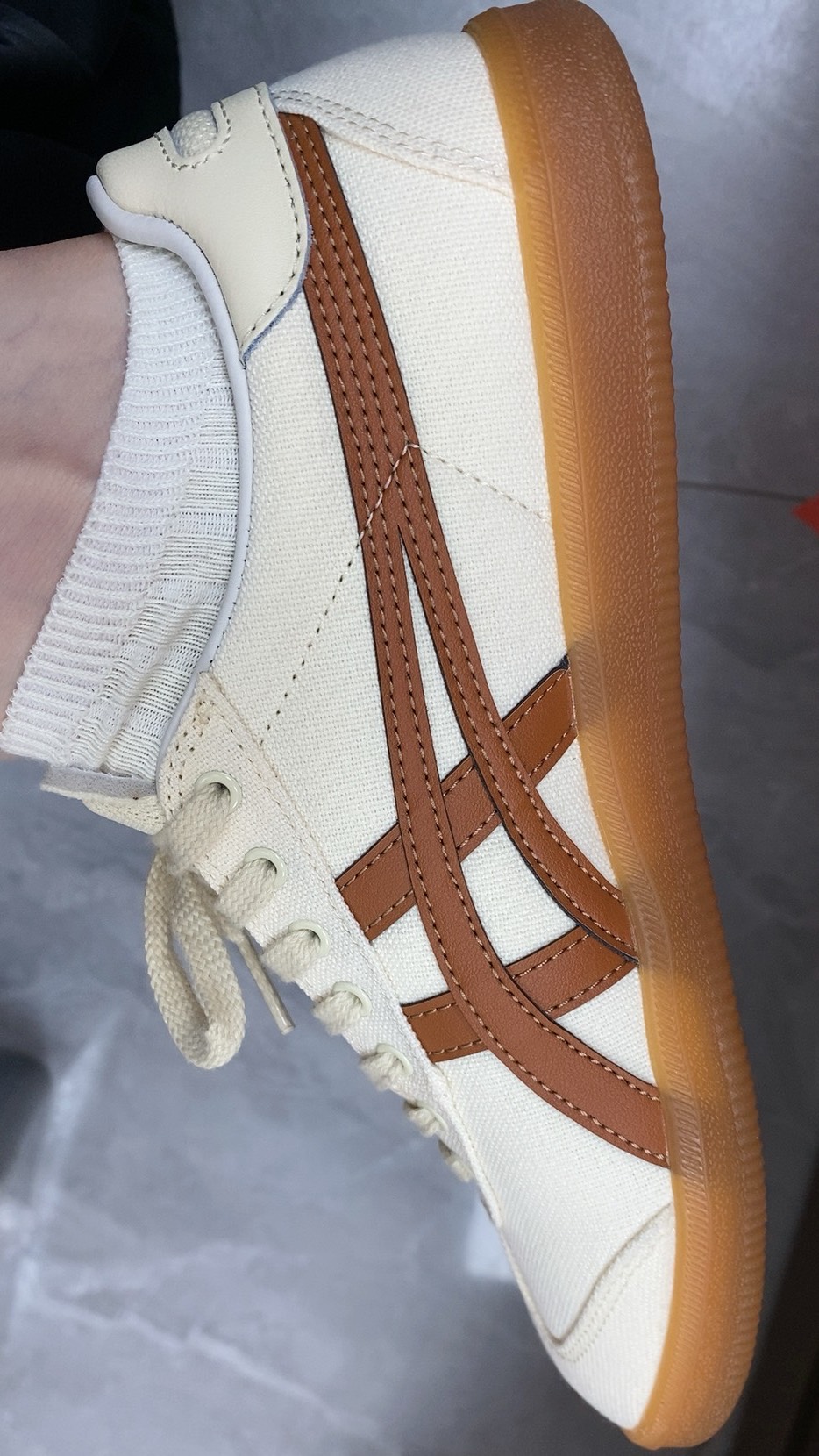 custom review-Onitsuka Tiger Tokuten Low Топ Скейтборд Кроссовки Унисекс Экрю