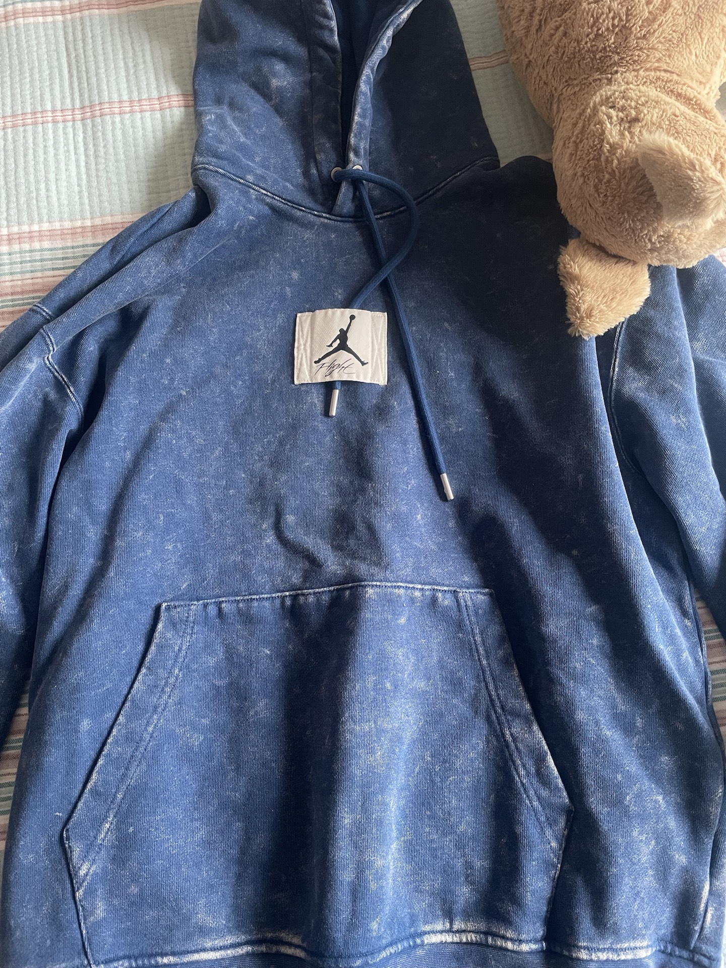 custom review-JORDAN Синий Мужской Свитшот