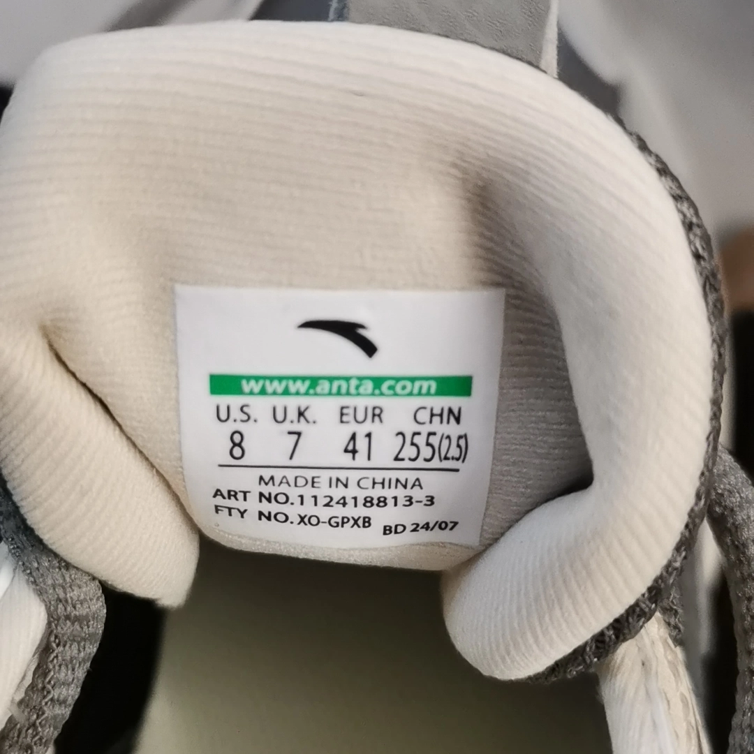 custom review-ANTA Амортизация Износостойкий Низкий Топ Повседневная Обувь Мужская Серый