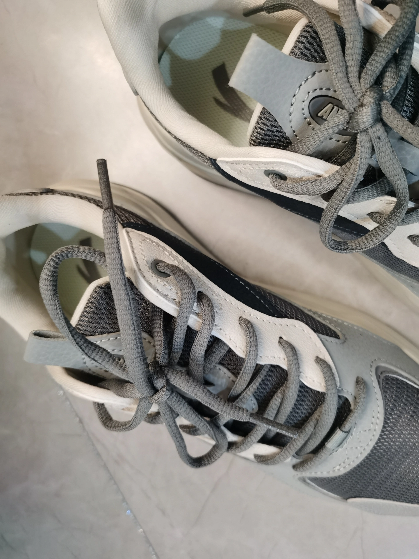 custom review-ANTA Амортизация Износостойкий Низкий Топ Повседневная Обувь Мужская Серый