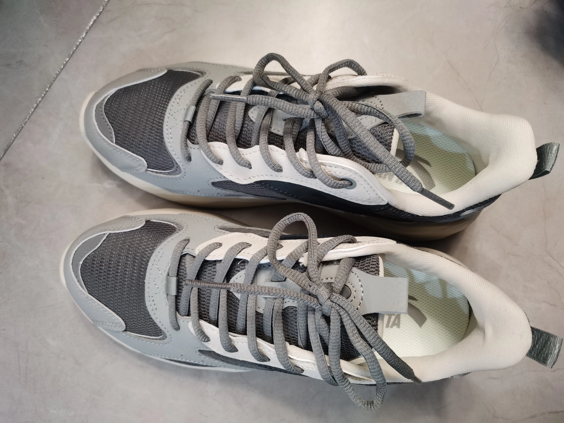 custom review-ANTA Амортизация Износостойкий Низкий Топ Повседневная Обувь Мужская Серый