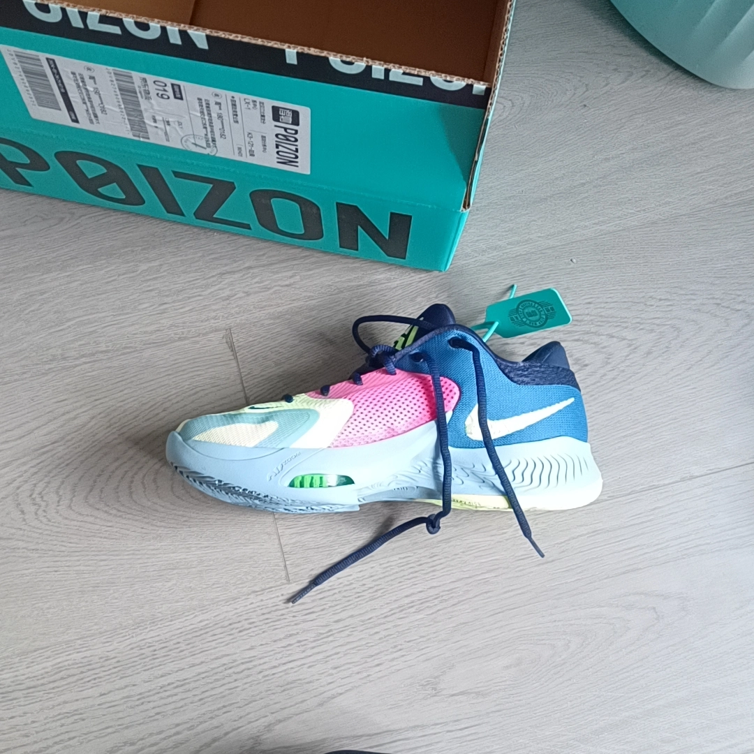 custom review-Nike Freak 4 Low Топ Баскетбольные кроссовки Мужской Красный синий