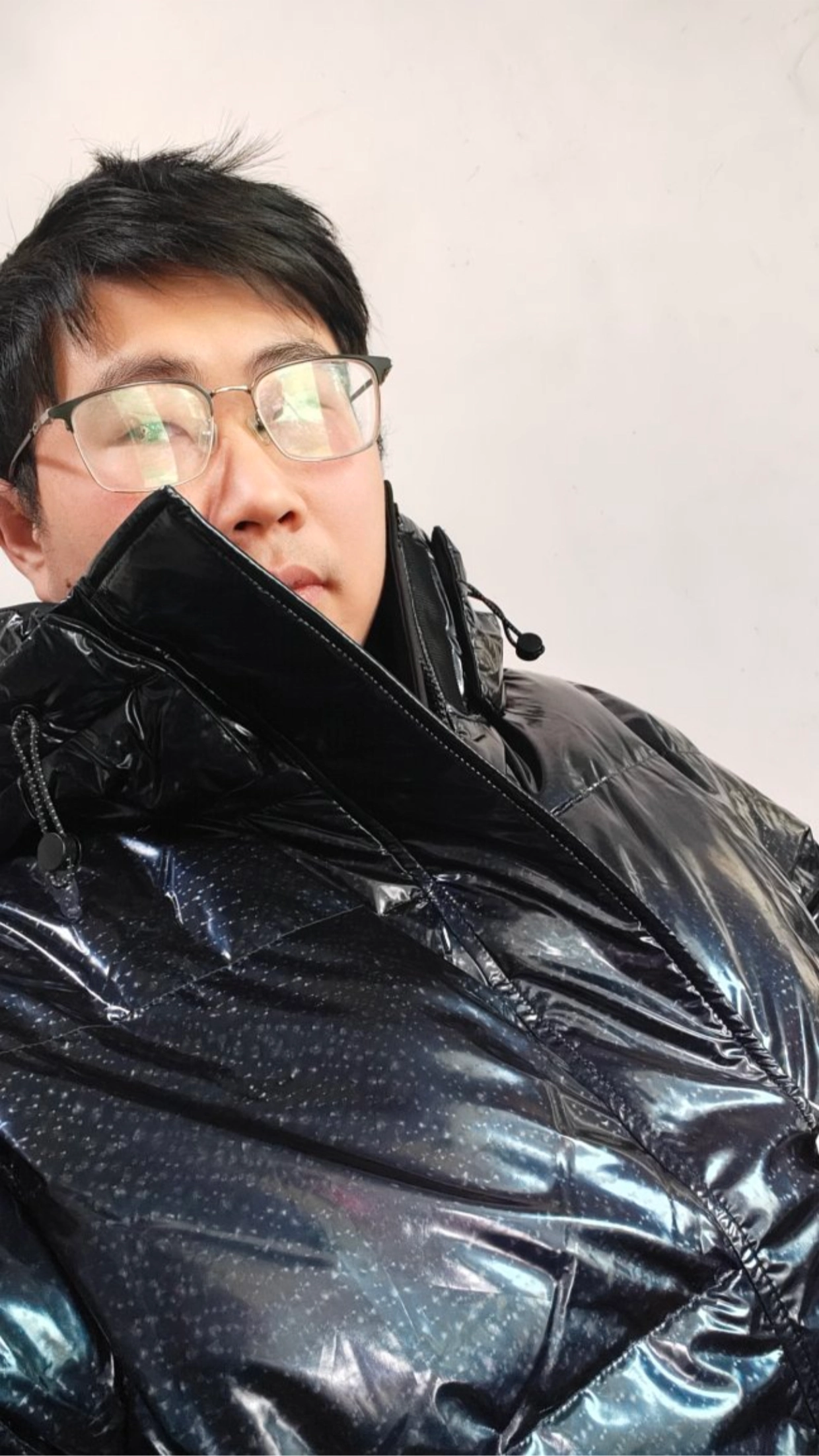 custom review-YAYA Синий Мужской Пуховик