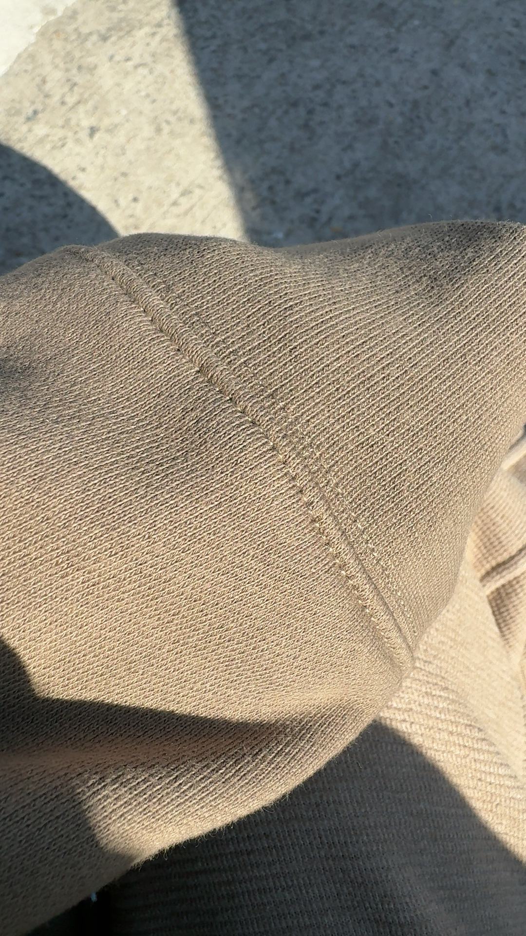 custom review-Fear Of God Essentials FW21 Толстовка Унисекс Пшенично-коричневый