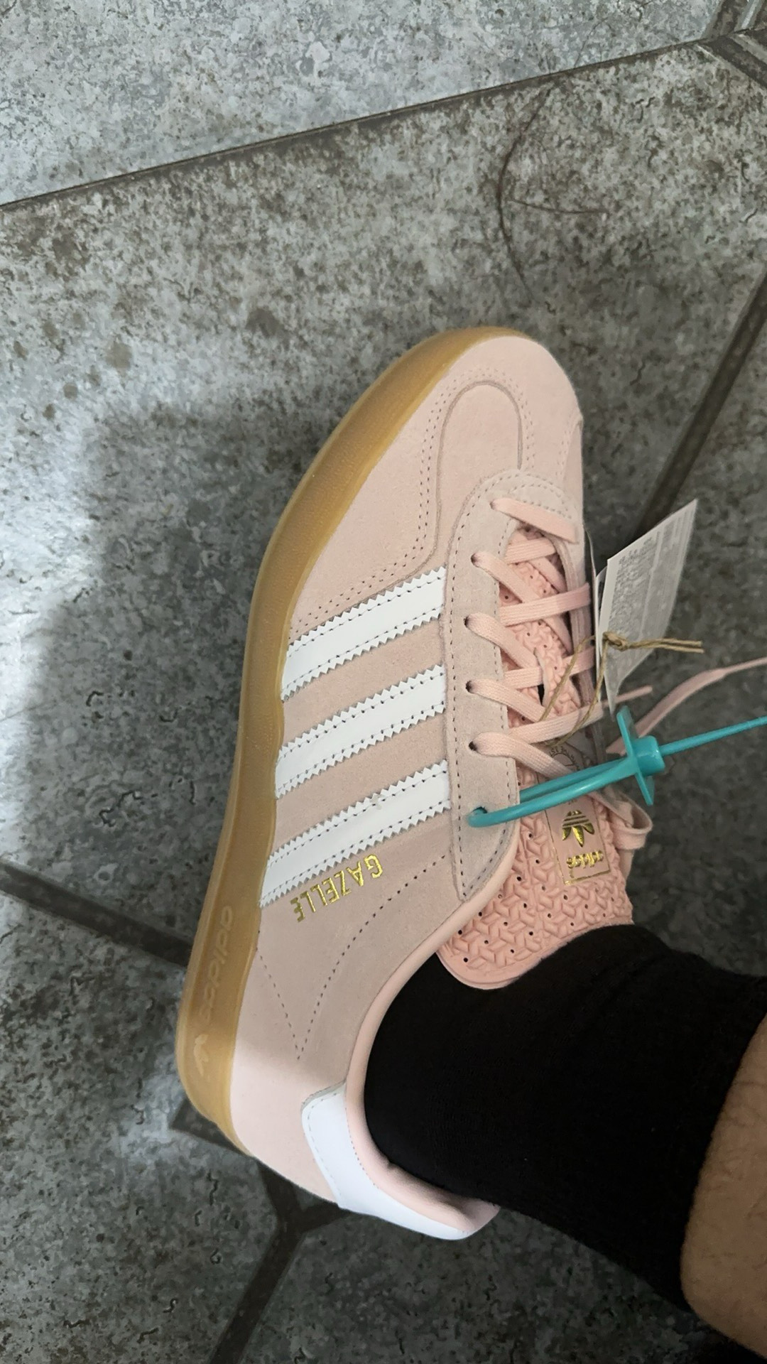 custom review-Adidas Gazelle Indoor Sandy Pink Women's