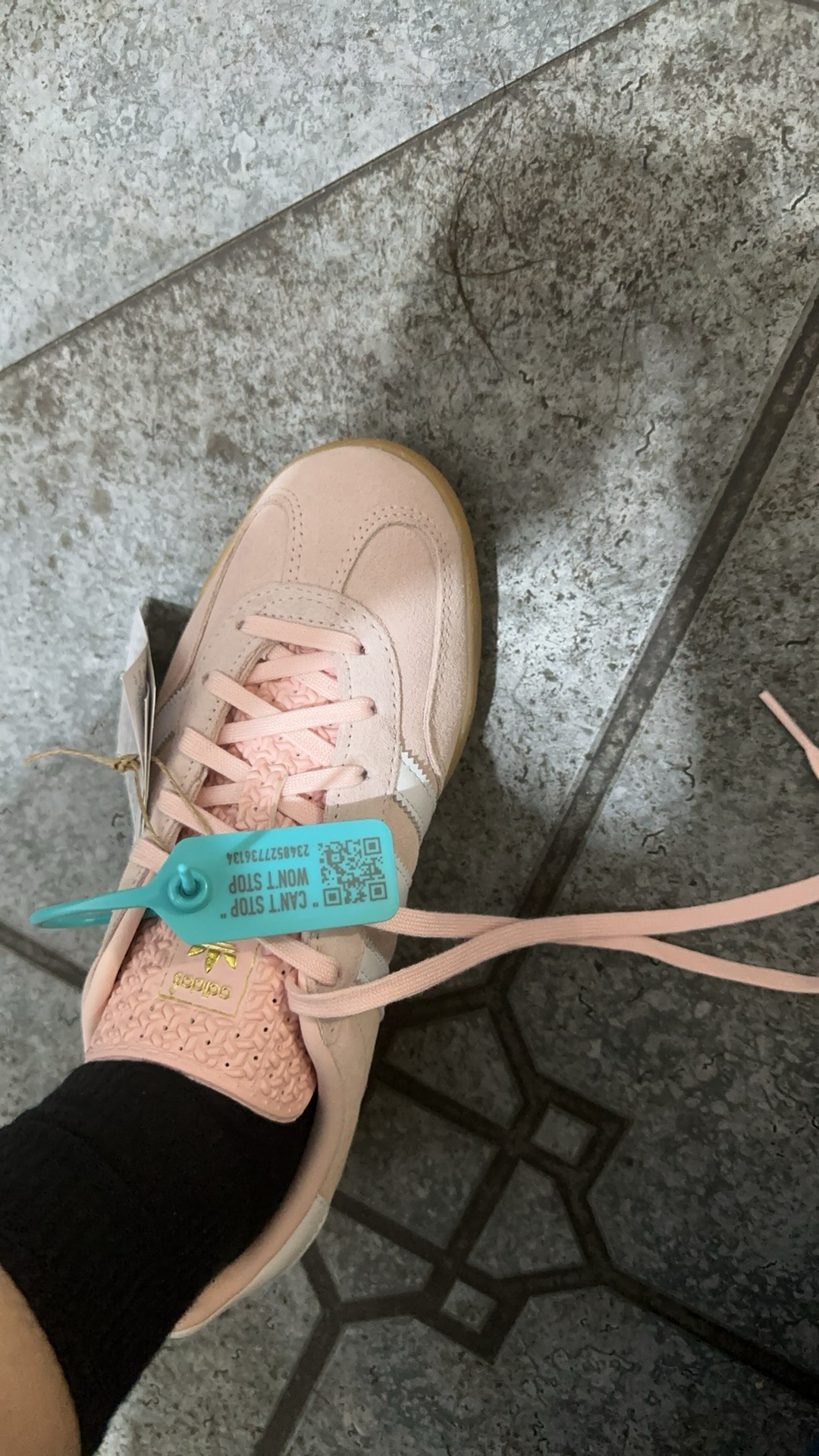 custom review-Adidas Gazelle Indoor Sandy Pink Women's