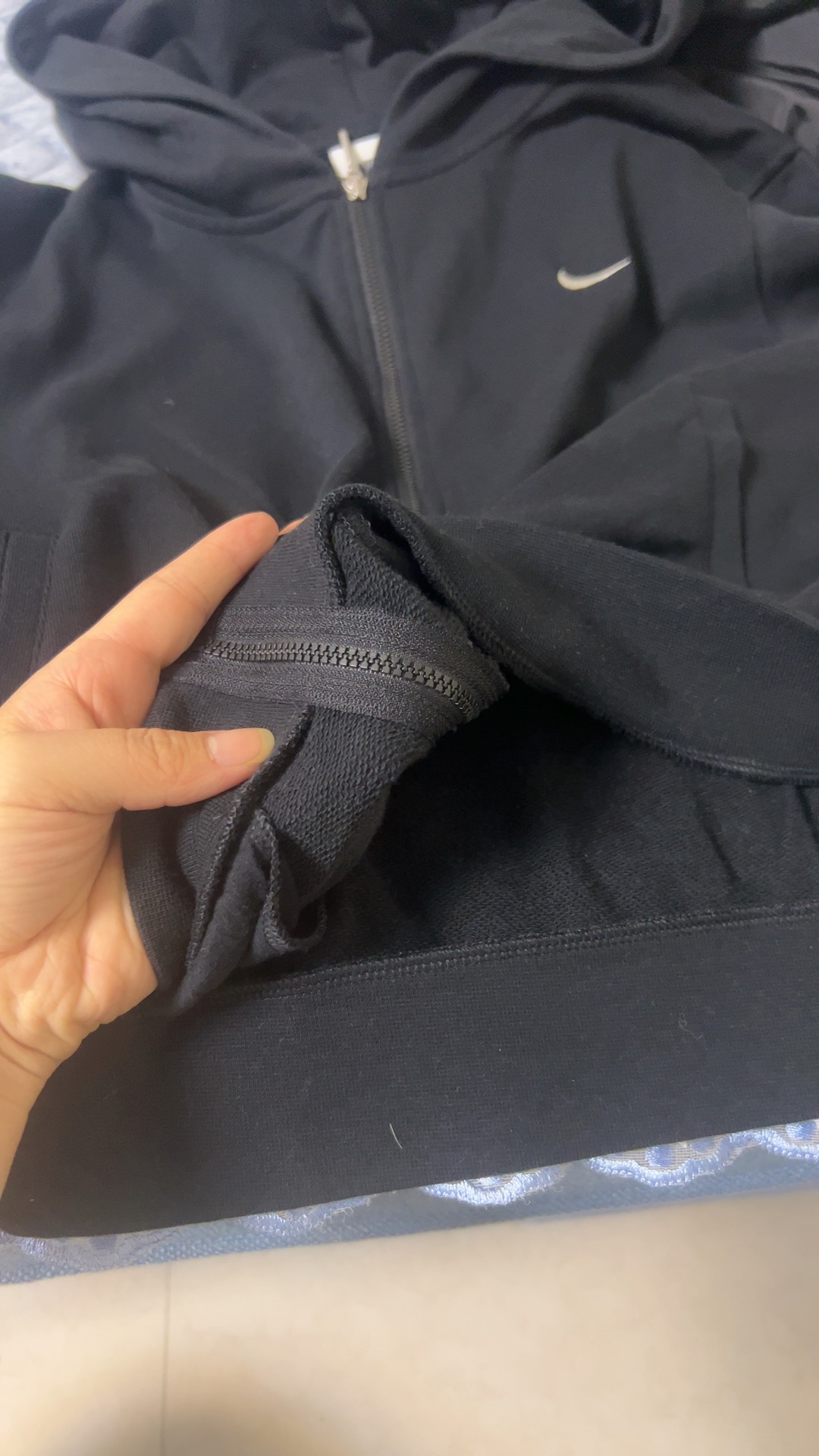 custom review-nike Sportswear CHILL Terry Толстовка Женская Черная