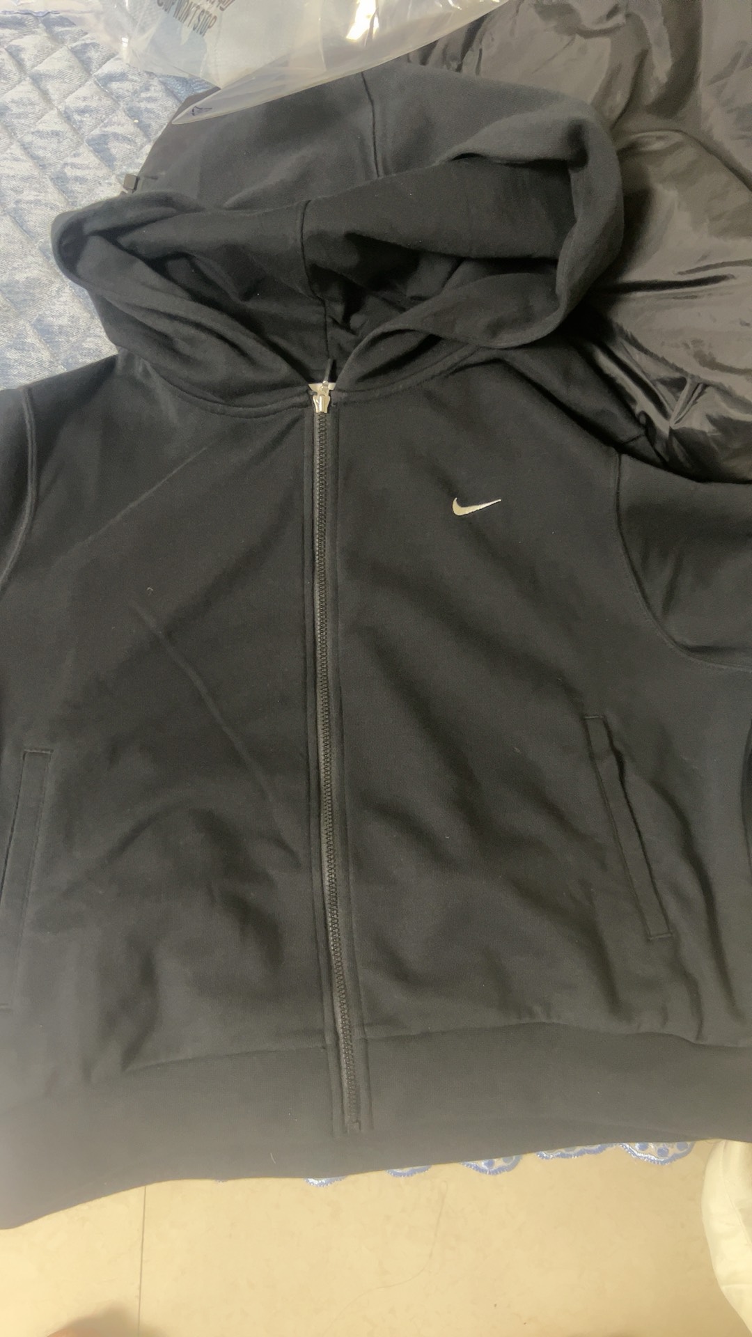 custom review-nike Sportswear CHILL Terry Толстовка Женская Черная