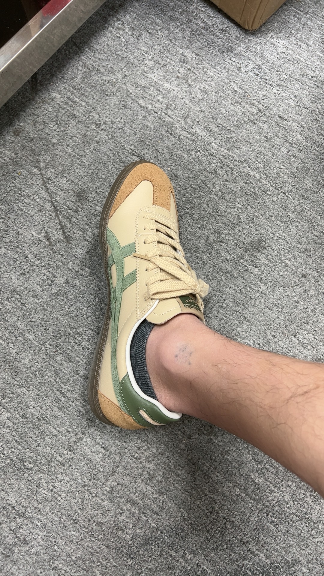 custom review-Onitsuka Tiger Tokuten Low Топ Скейтборд Кроссовки Унисекс Коричнево-зеленый