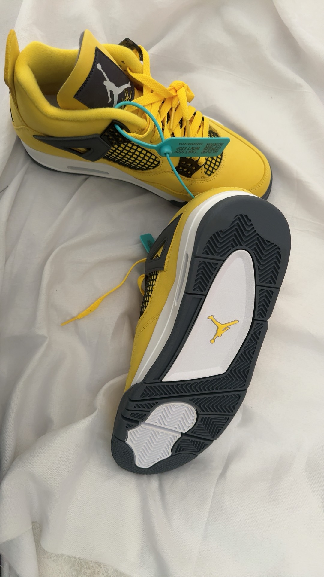 custom review-Jordan Air Jordan 4 Retro 'Tour Yellow' Mid Top Винтажные баскетбольные кроссовки Унисекс Черный Желтый Выпуск 2021 года