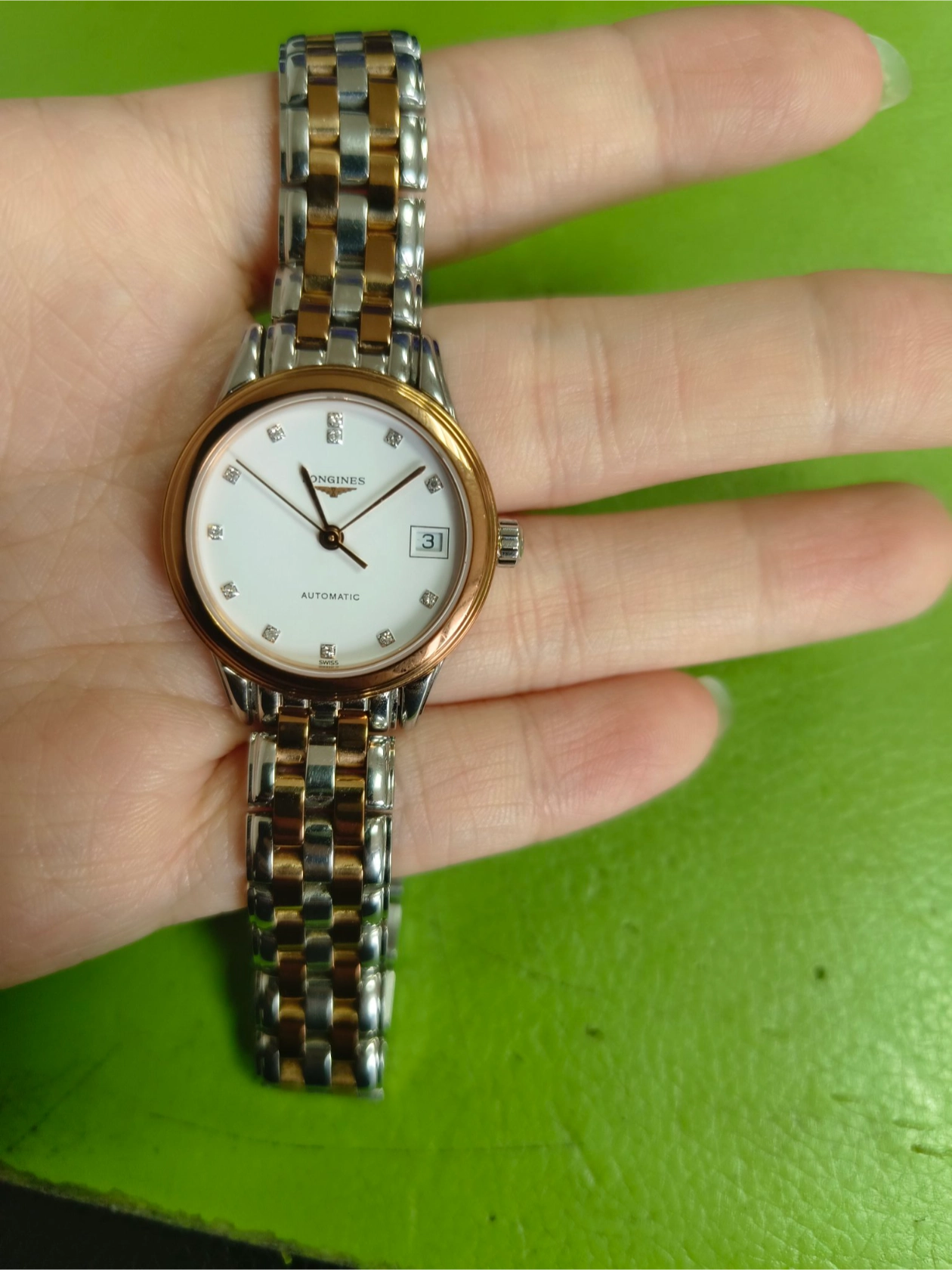 浪琴军旗系列自动机械机芯女表 梦中情表