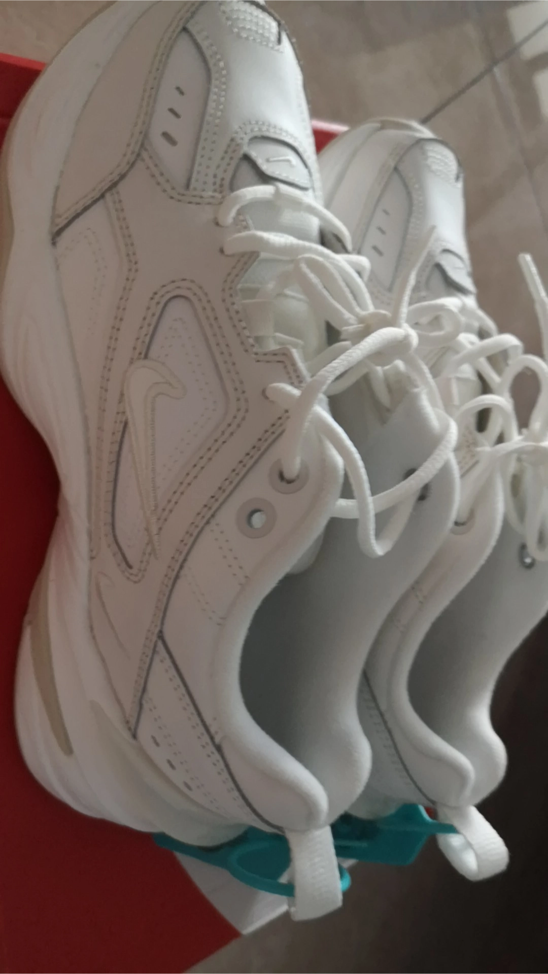 custom review-Nike M2K Tekno Phantom Амортизация Износостойкий Низкий Топ Кроссовки для бега Женские Серый Белый