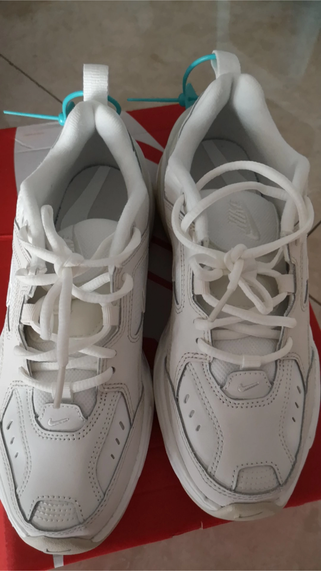 custom review-Nike M2K Tekno Phantom Амортизация Износостойкий Низкий Топ Кроссовки для бега Женские Серый Белый