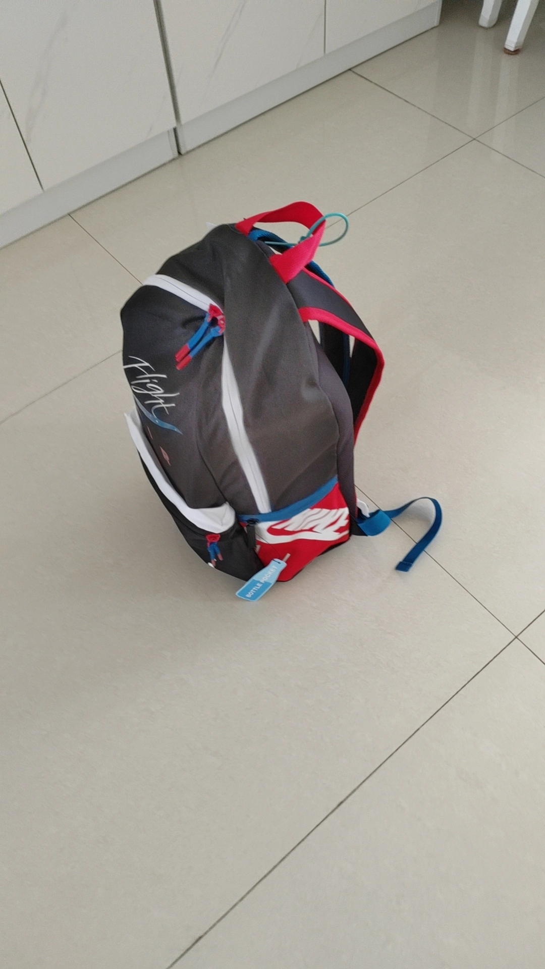 custom review-Jordan Полиэстер Баскетбольная Сумка Рюкзак Стандартный Унисекс Черный