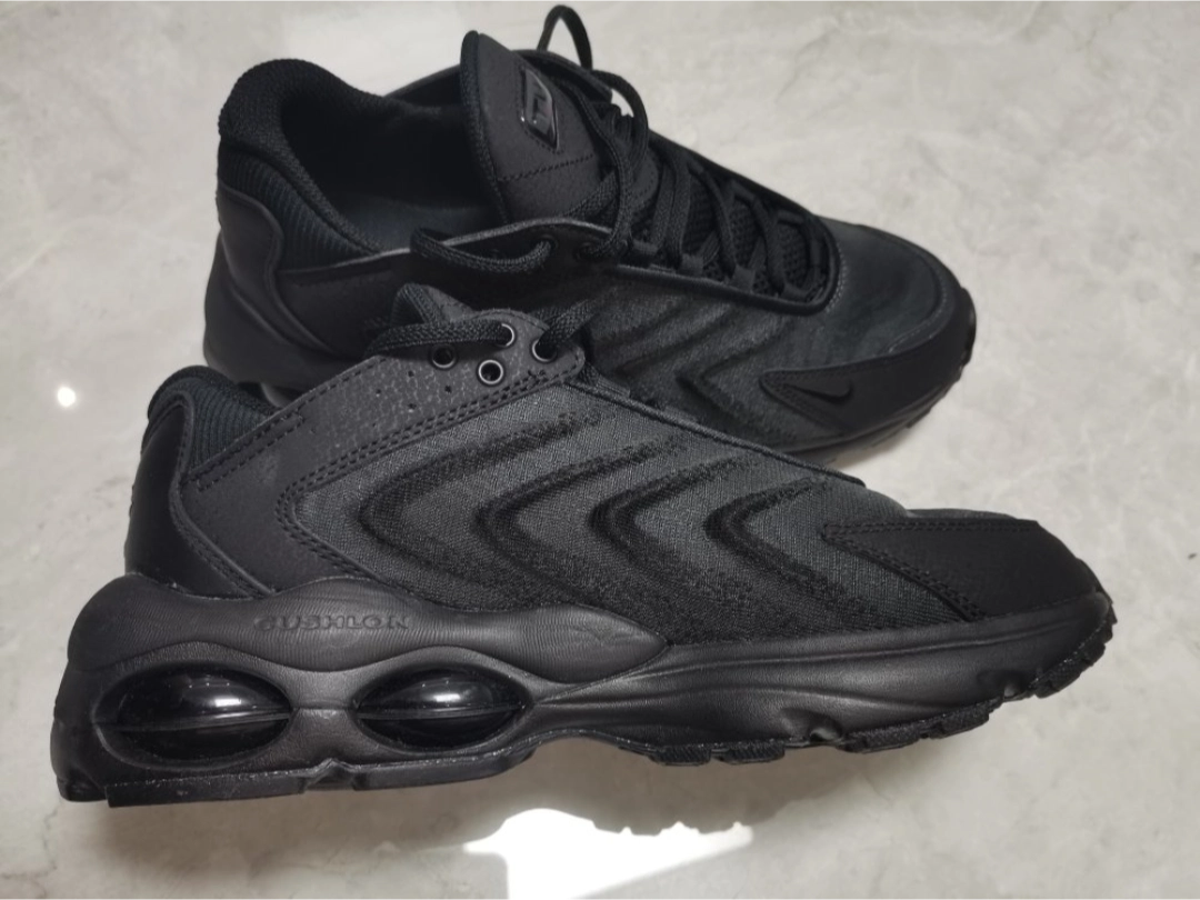 custom review-Nike Air Max TW Дышащий Низкий Топ Повседневная Беговая Обувь Мужская Черная