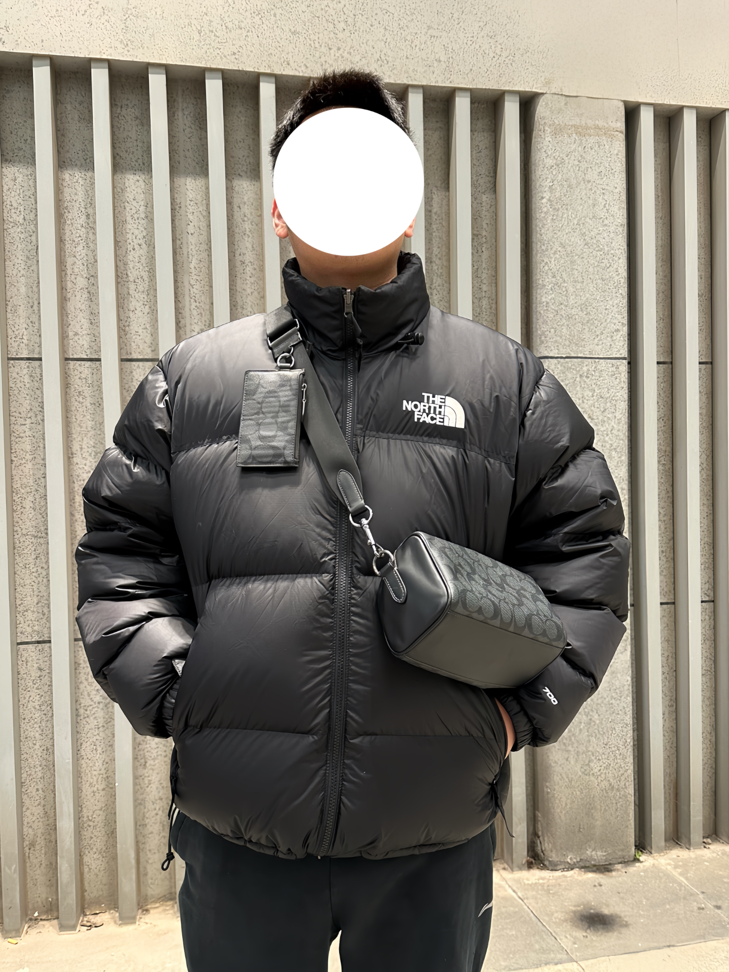 这北面羽绒服穿上身可太帅了!今天的帅气是北面给的!respect !