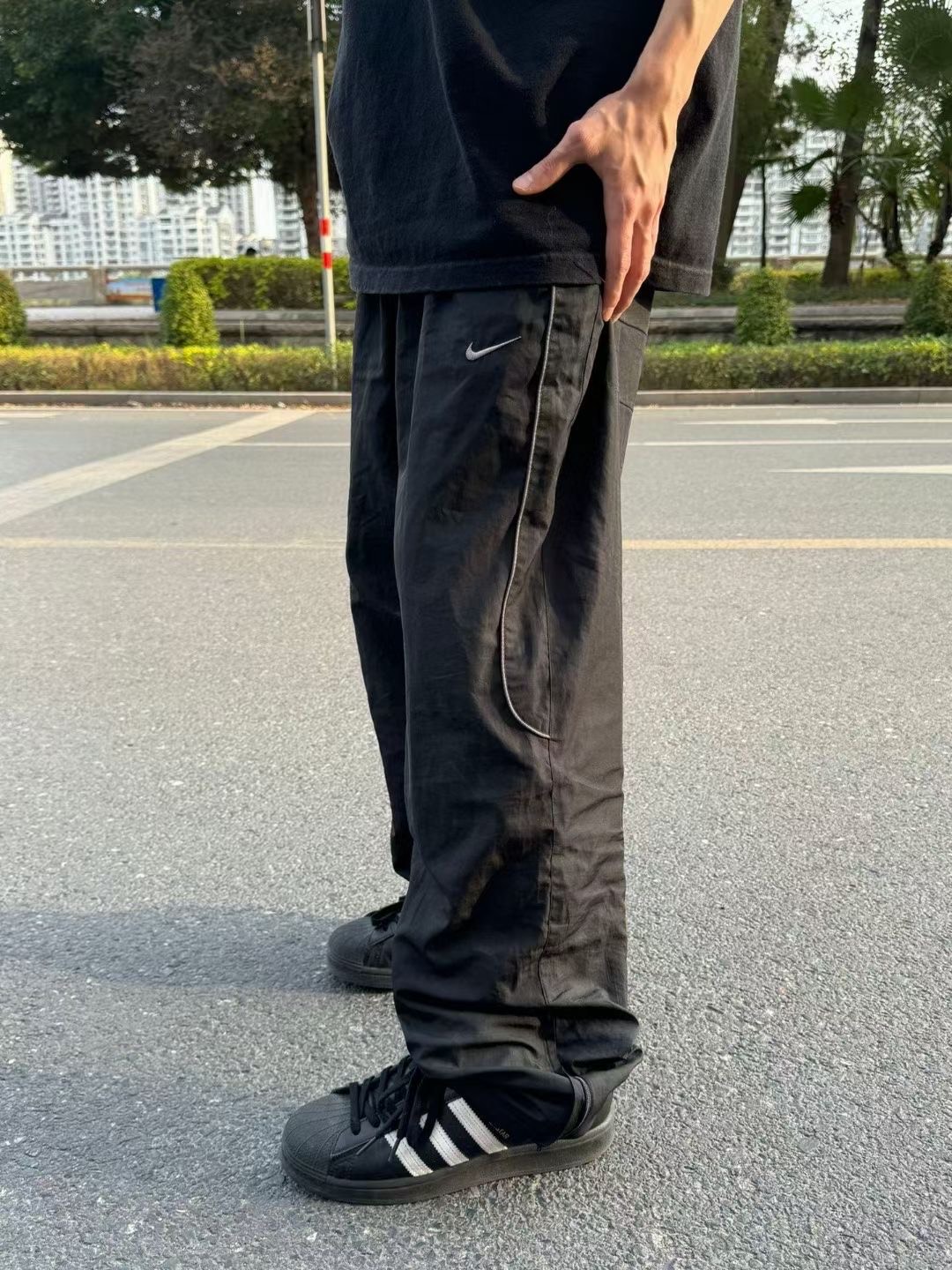复古90vintagenike运动裤!