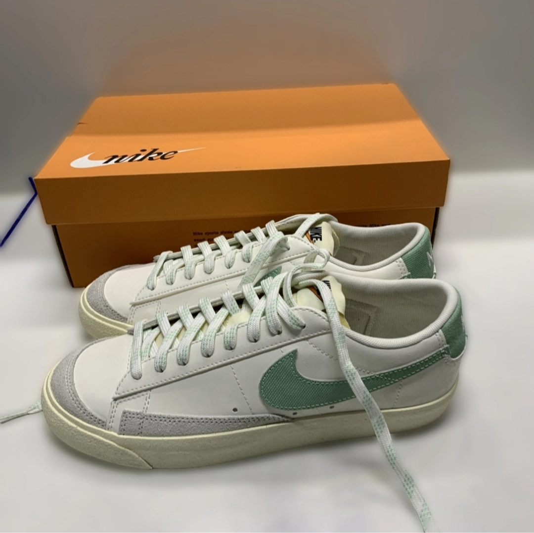 custom review-Nike Blazer '77 Prm 'Certified Fresh' Низкие Скейтборд Кроссовки Мужские Белые Зеленые