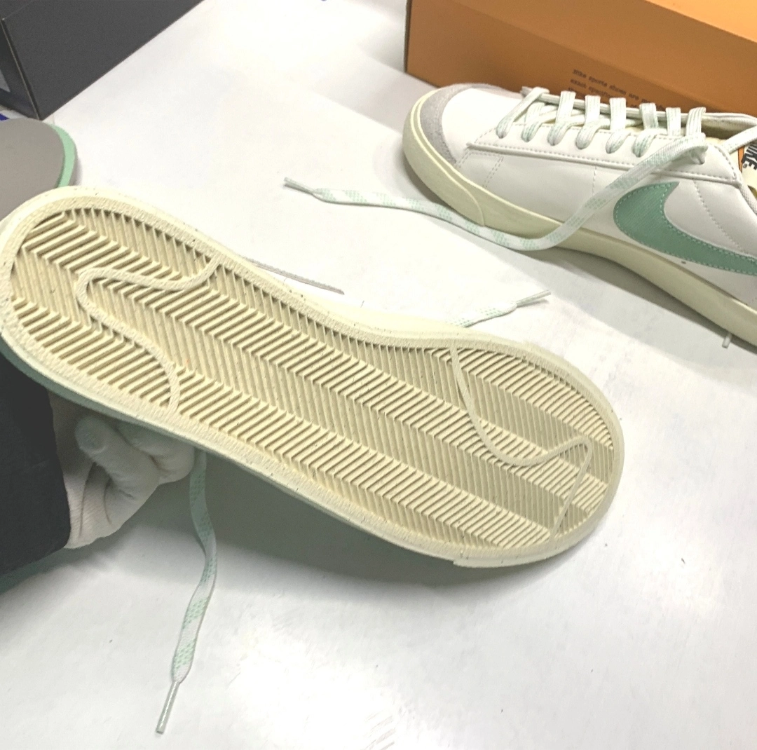 custom review-Nike Blazer '77 Prm 'Certified Fresh' Низкие Скейтборд Кроссовки Мужские Белые Зеленые