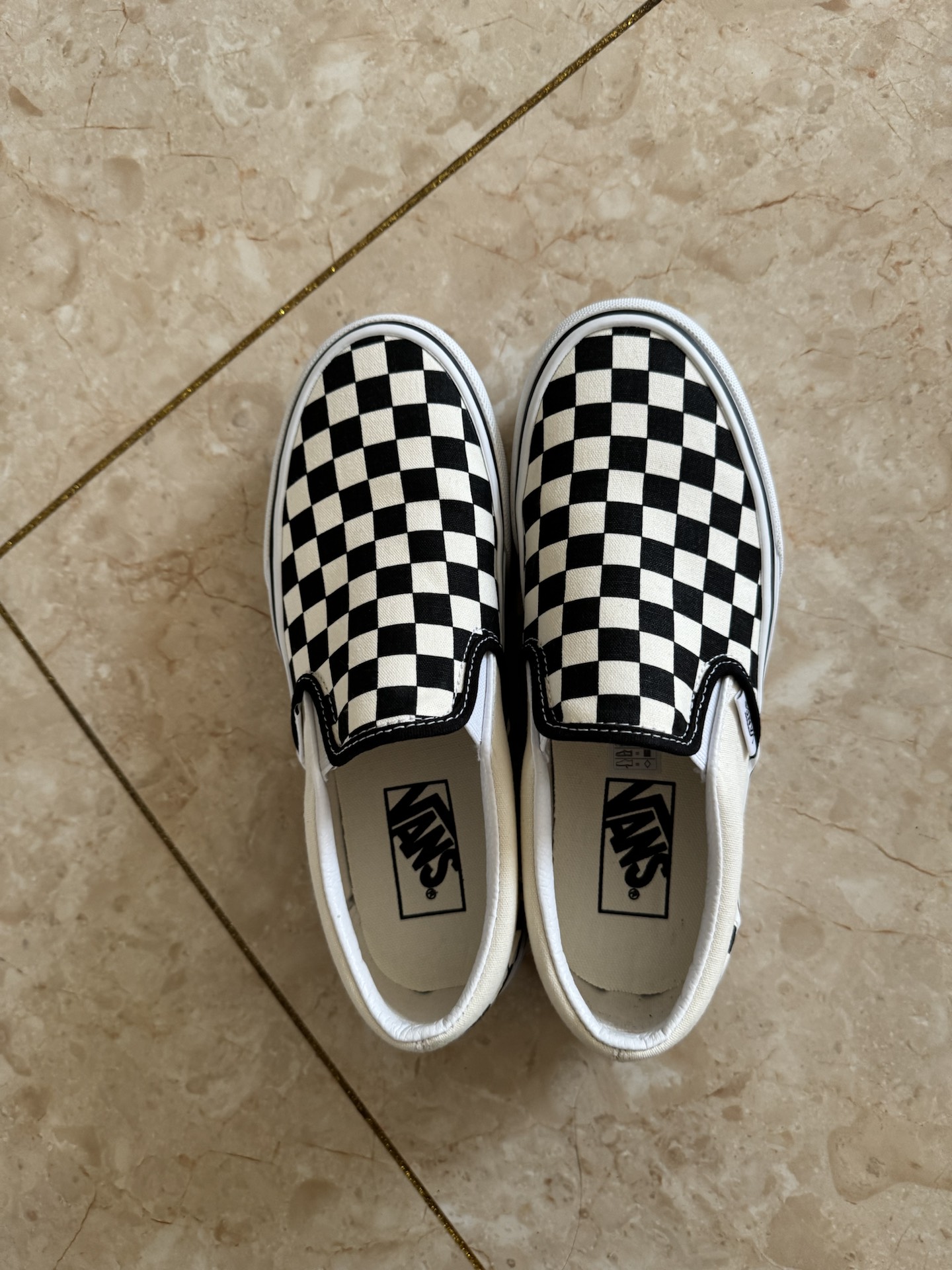 custom review-Vans Slip On Амортизация Износостойкие Низкие Кроссовки для скейтбординга Унисекс Черный Белый