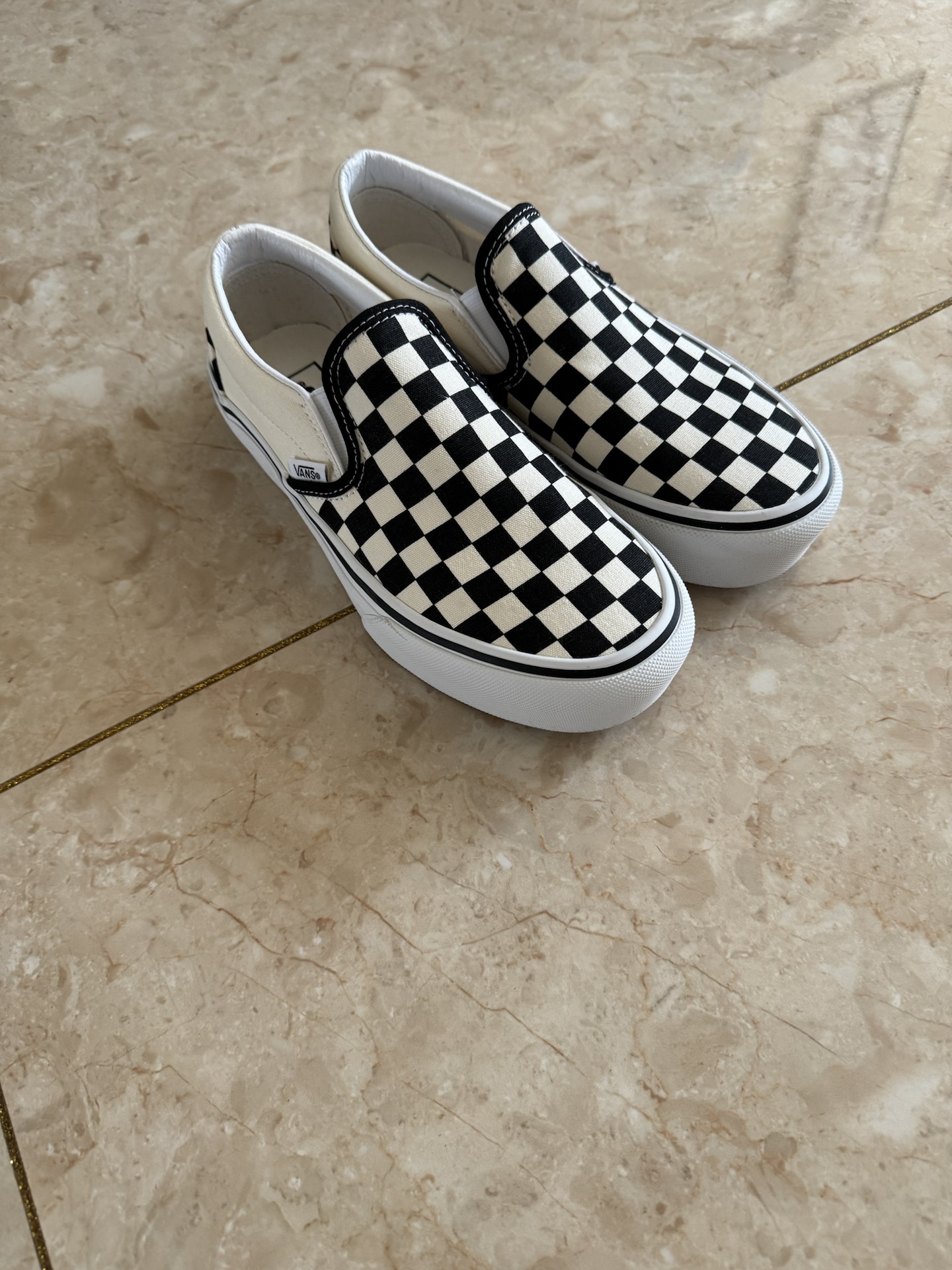 custom review-Vans Slip On Амортизация Износостойкие Низкие Кроссовки для скейтбординга Унисекс Черный Белый