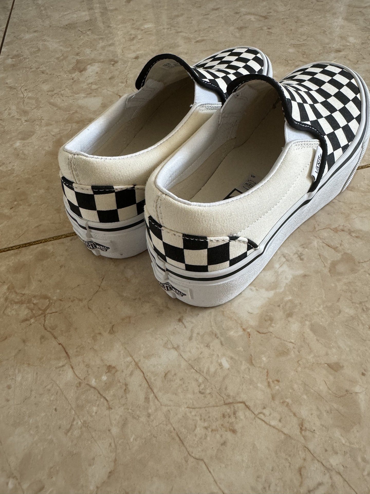 custom review-Vans Slip On Амортизация Износостойкие Низкие Кроссовки для скейтбординга Унисекс Черный Белый