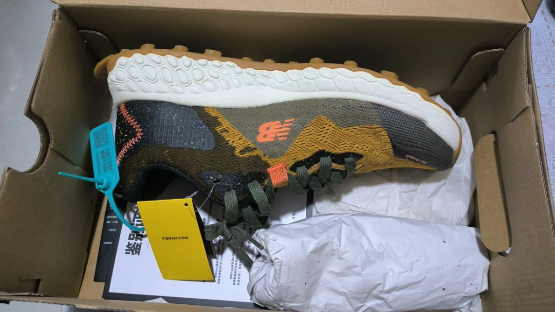 custom review-New Balance Hierro v7 Дышащие Низкие Кроссовки для Беговых Пути Мужские Коричнево-Желтые