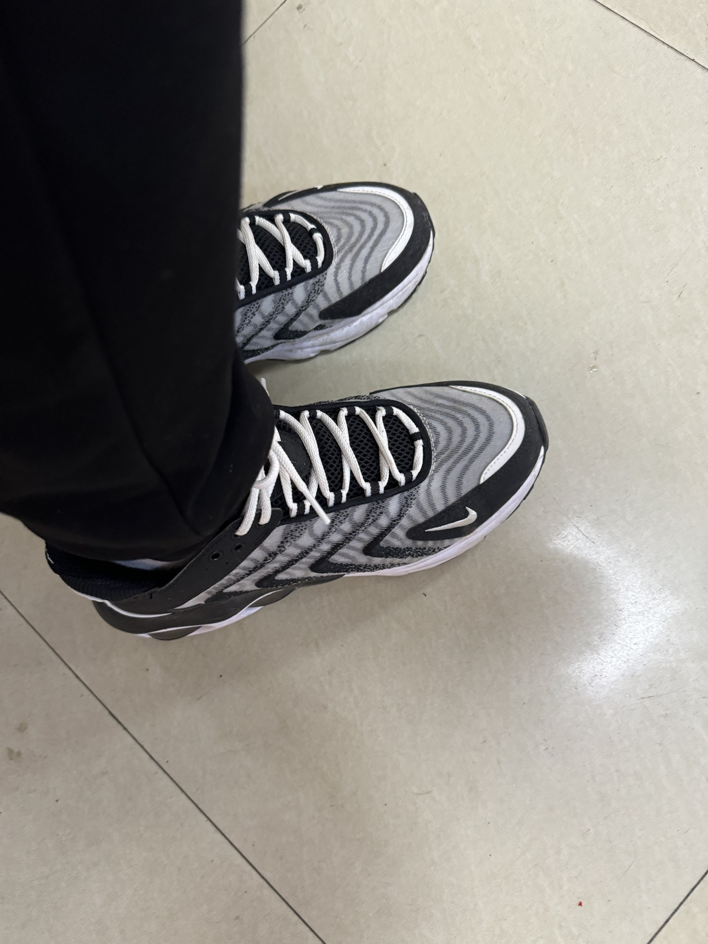 custom review-Nike Air Max TW Аbrasion Resistant Низкий Топ Повседневный Городской Коммутирование Беговые кроссовки Мужской Черно-белая панда