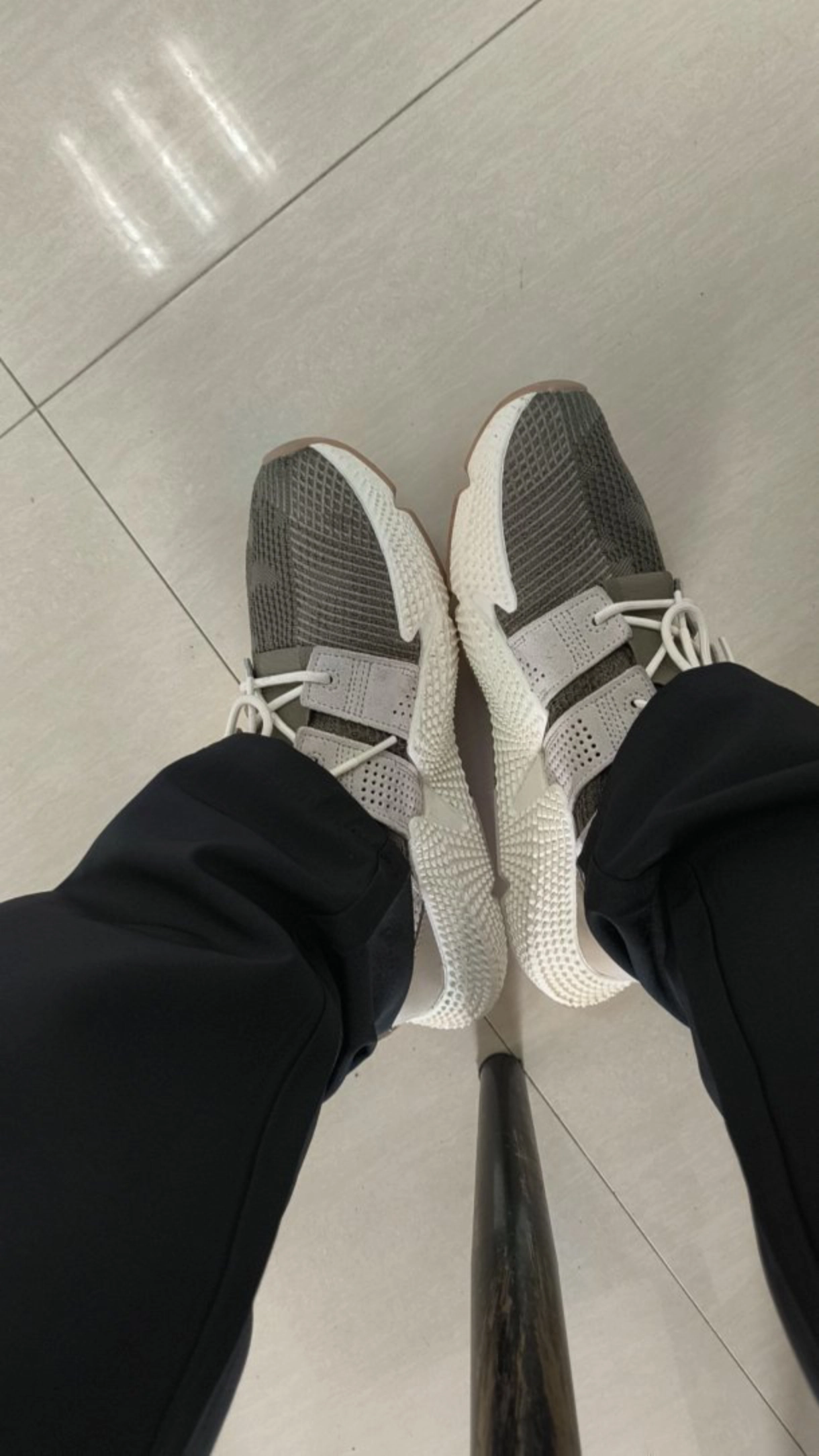 custom review-Adidas Originals PROPHERE Slip-resistant Abrasion-resistant Lightweight Low-Top Casual Shoes Unisex Green Gray Adidas Originals PROPHERE Противоскользящий Устойчивый к истиранию Легкий Низкий Топ Повседневная Обувь Унисекс Зеленый Серый