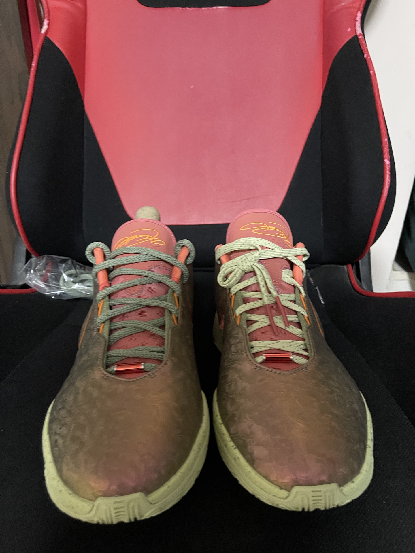 custom review-Nike Lebron 21 Low Топ Баскетбольные кроссовки Мужской Красный Желтый Азиатская версия