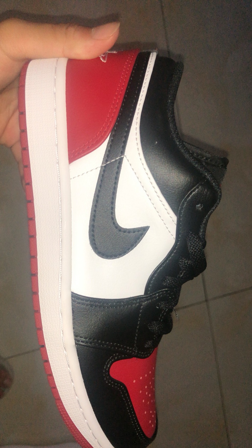 custom review-Jordan 1 Low Bred Toe 2.0