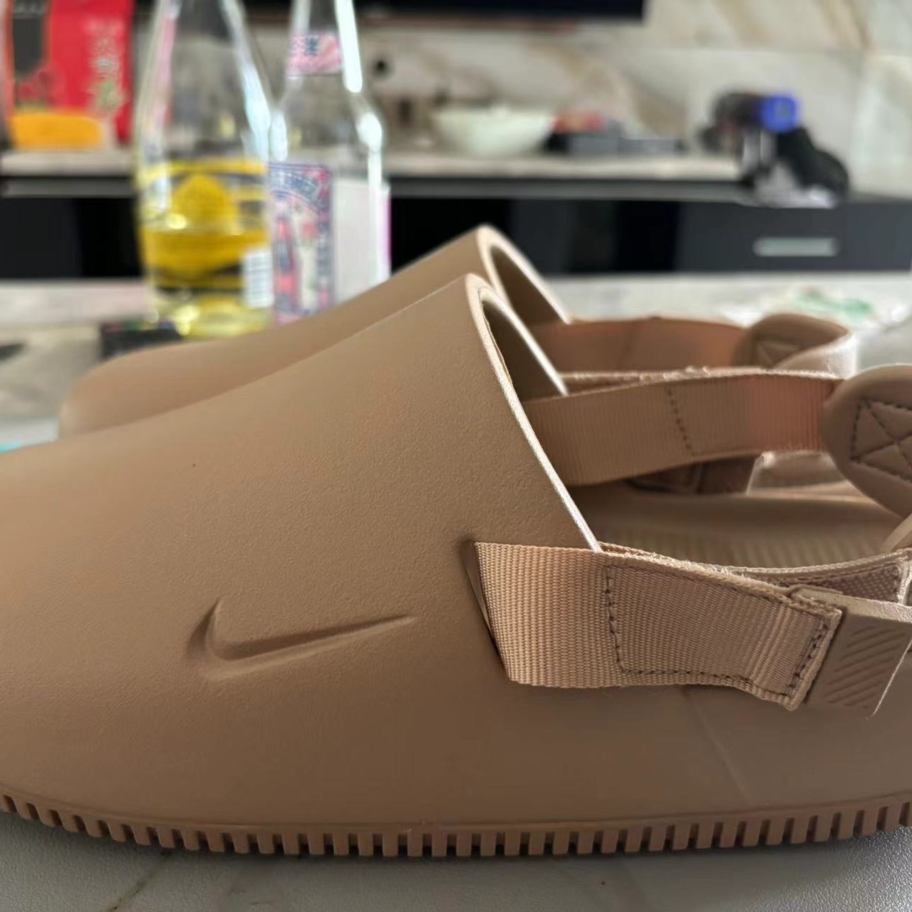 custom review-Nike Calm Mule Домашние тапочки Мужские Коричневые