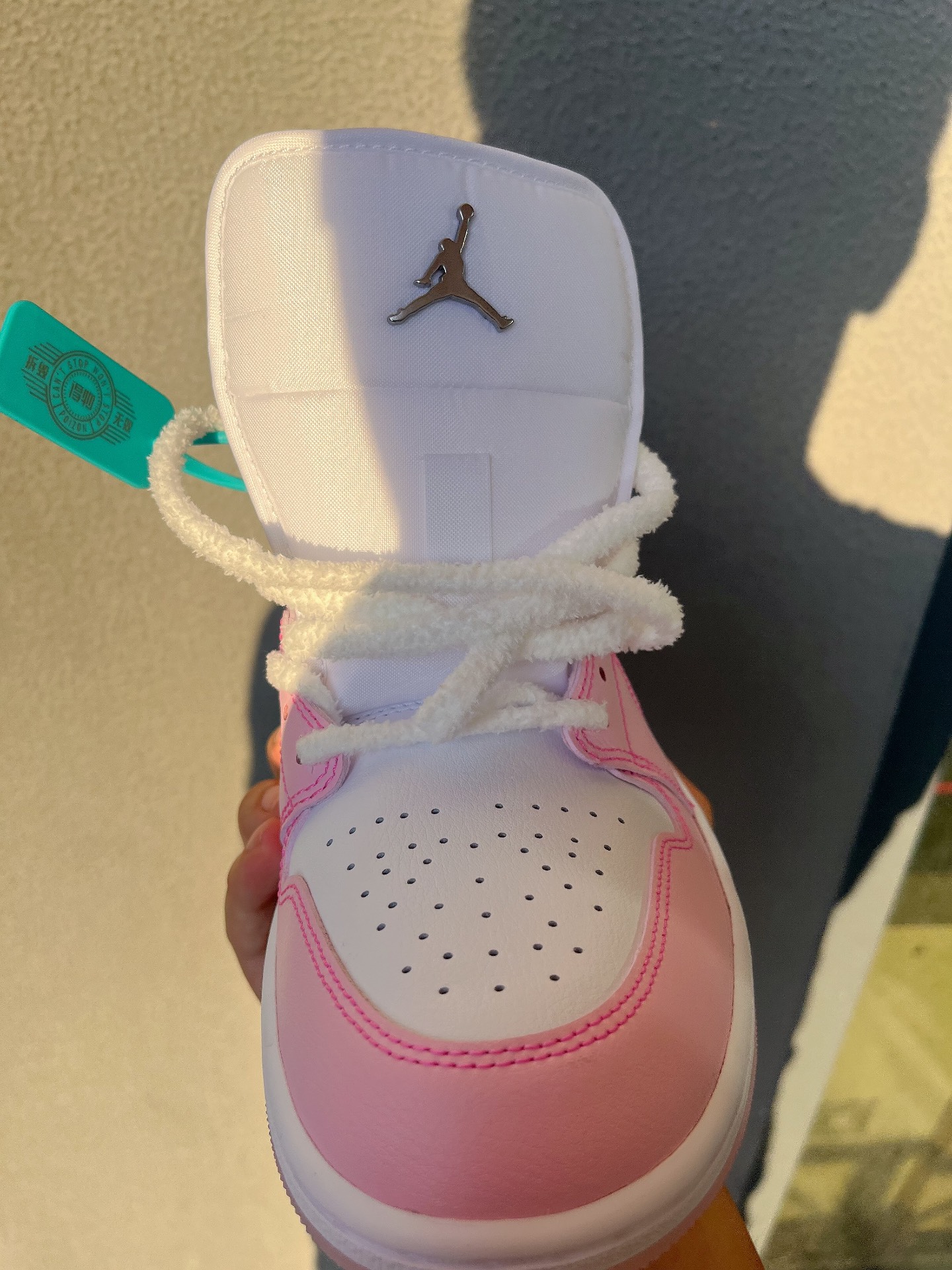 custom review-Jordan Air Jordan 1 Устойчивые к истиранию Низкие Топы Винтажные Баскетбольные Кроссовки Женские Белые