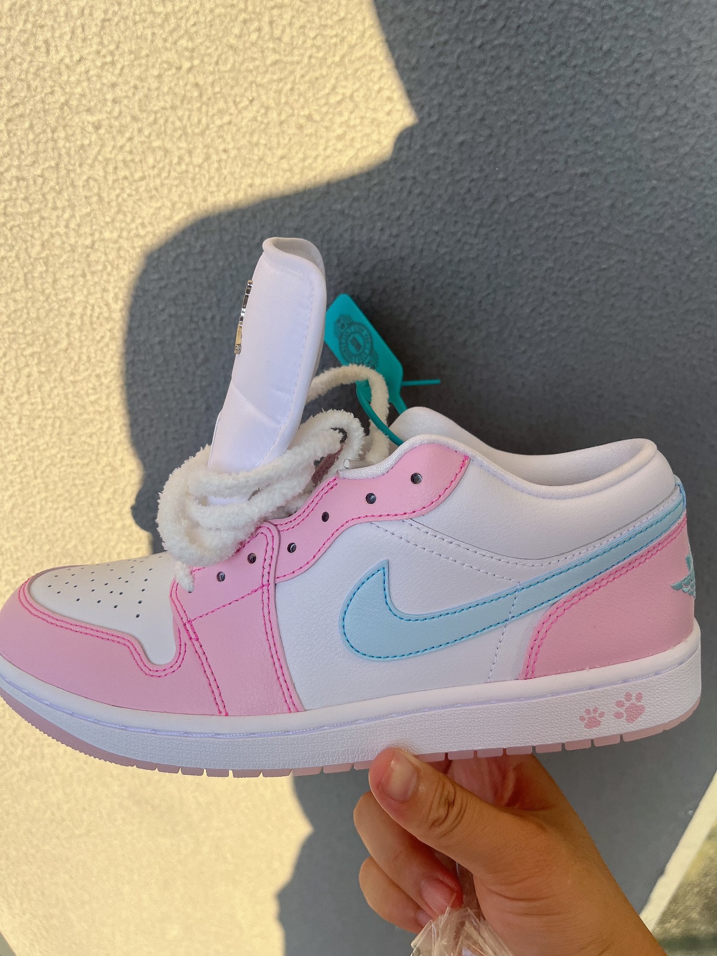 custom review-Jordan Air Jordan 1 Устойчивые к истиранию Низкие Топы Винтажные Баскетбольные Кроссовки Женские Белые