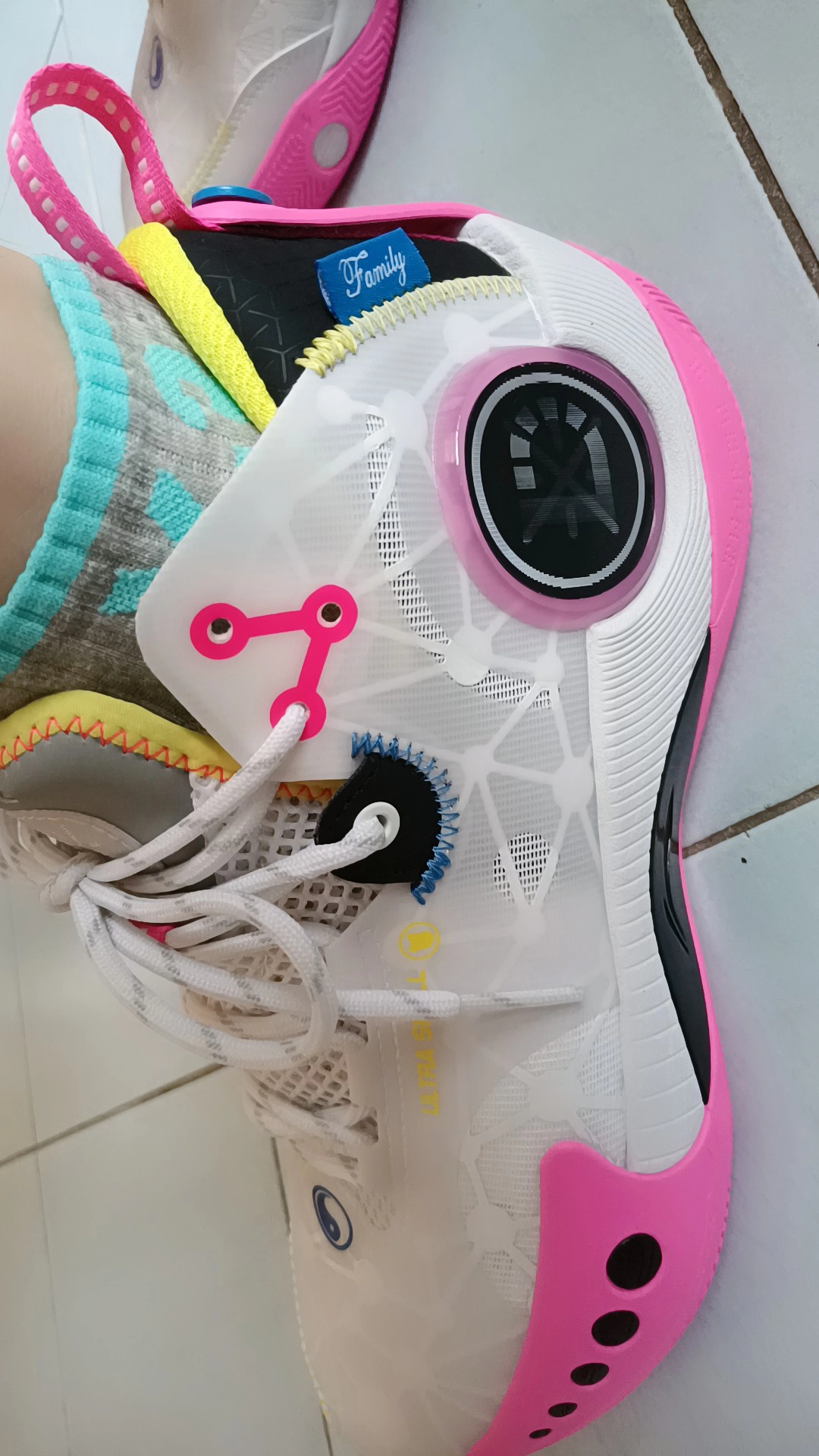 custom review-Подкладка WADE SHADOW 3 Амортизация и Дышащий Низкий Топ Баскетбольные Кроссовки Мужские Белый Розовый