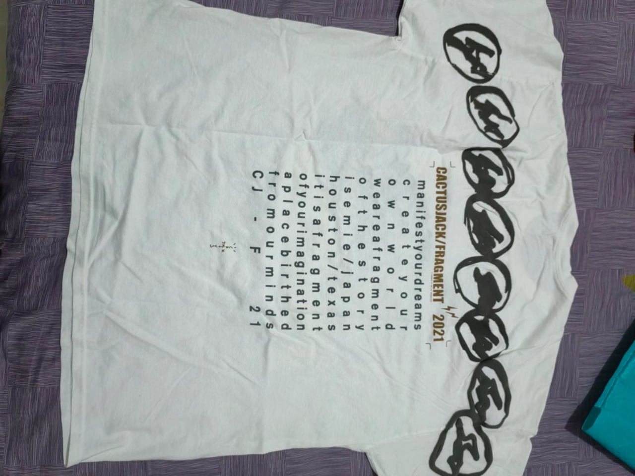 custom review-Travis Scott T-Shirt Мужской Белый