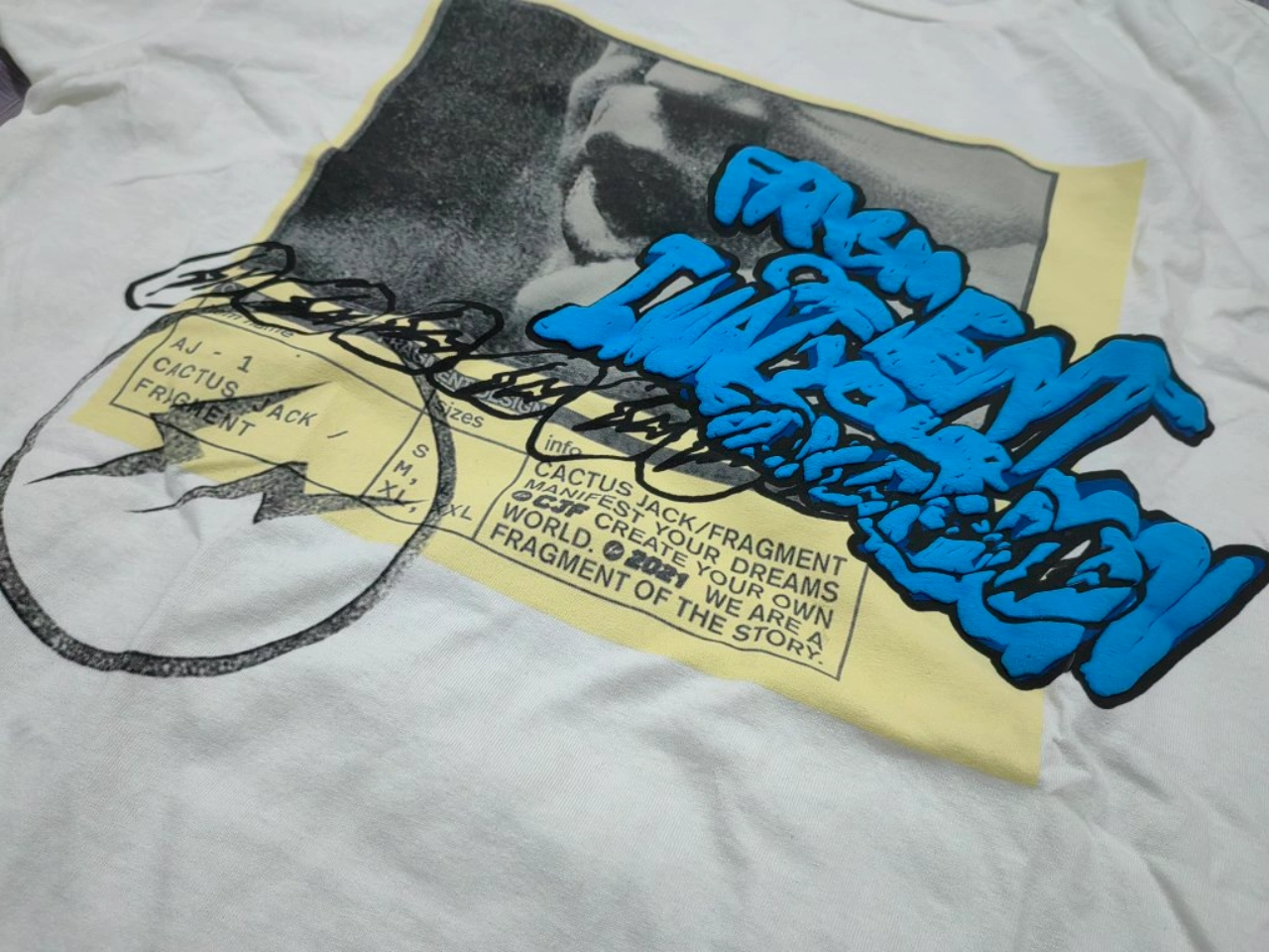 custom review-Travis Scott T-Shirt Мужской Белый