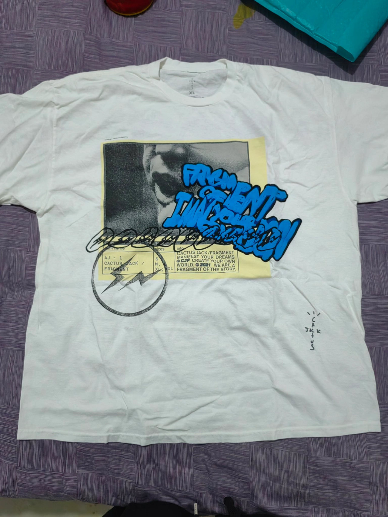 custom review-Travis Scott T-Shirt Мужской Белый