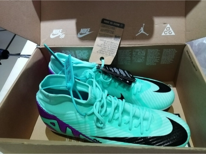 custom review-Nike Mercurial Superfly 9 AG Искусственная трава Искусственный шипы Футбольные бутсы Унисекс Зеленый