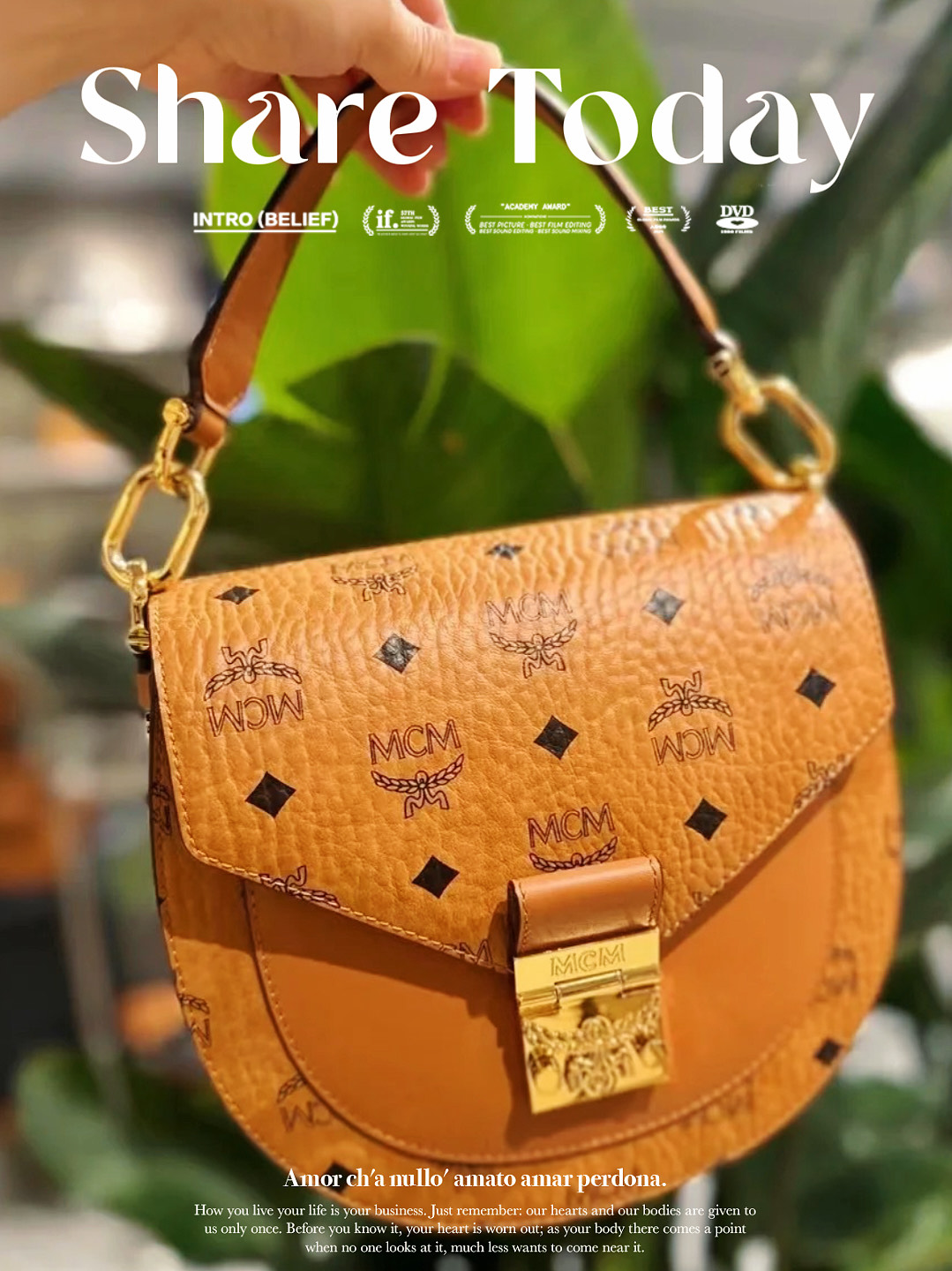 mcm 马鞍包 细节分享‼️