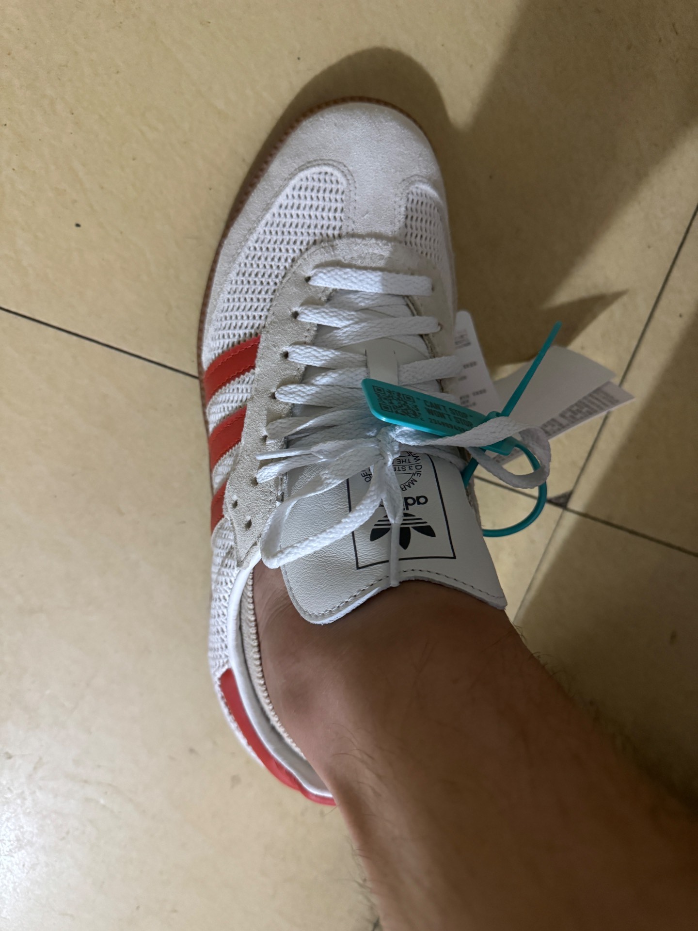 custom review-Adidas Originals Samba Устойчивые к истиранию Дышащие Низкие Кроссовки для скейтбординга Унисекс Белый Красный