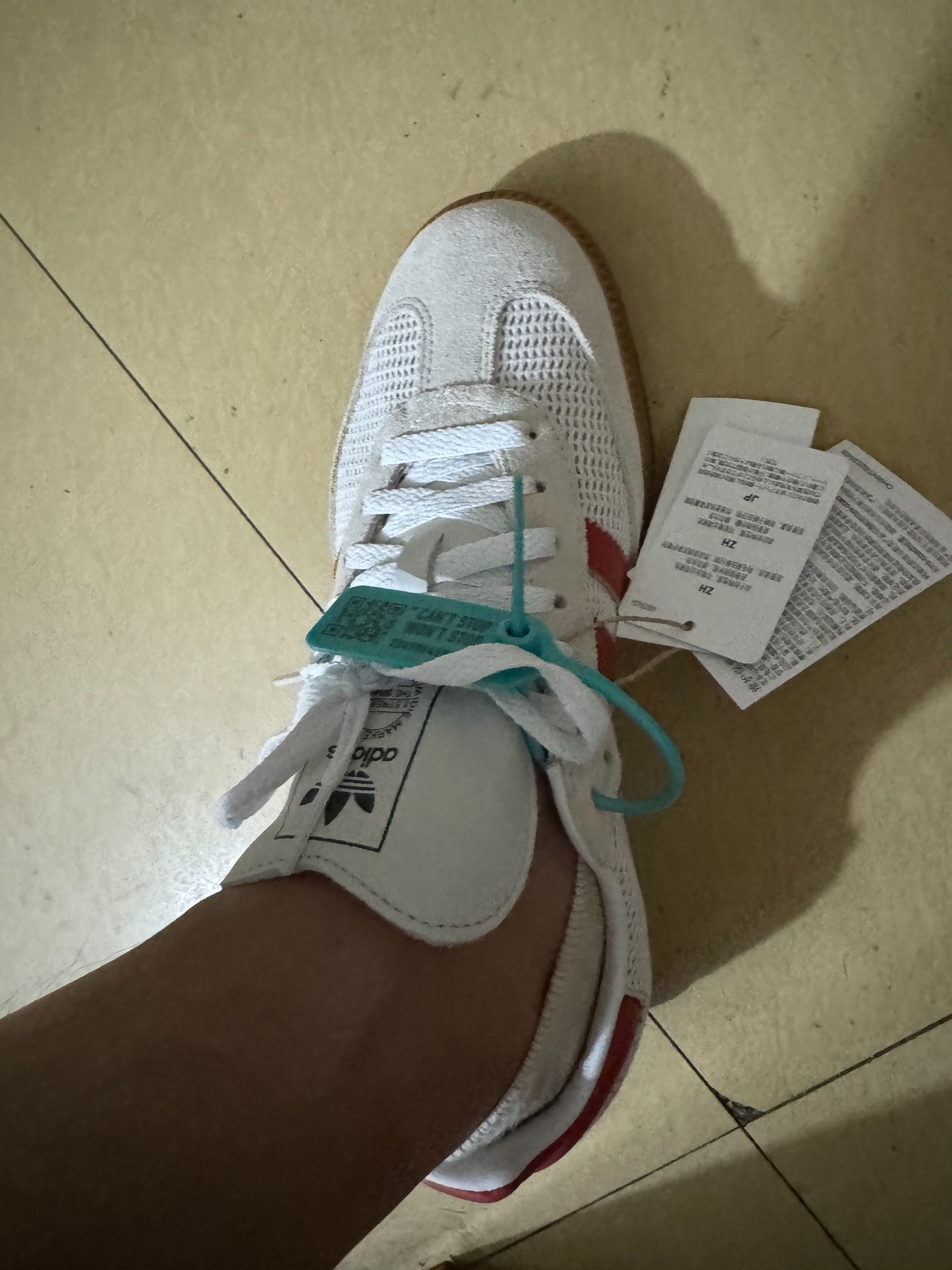 custom review-Adidas Originals Samba Устойчивые к истиранию Дышащие Низкие Кроссовки для скейтбординга Унисекс Белый Красный