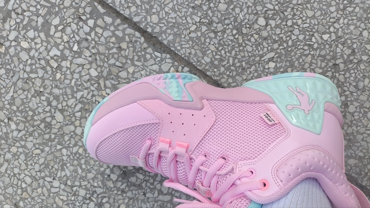 custom review-QIAODAN Kill Shot 1,0 Баскетбольные кроссовки Низкий Топ Вишневый Цветок Рябь Мужской