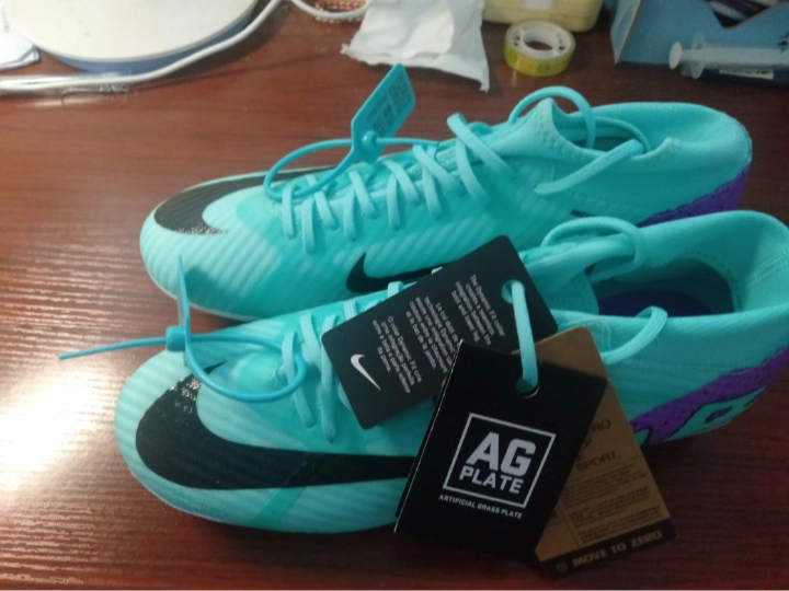 custom review-Nike Mercurial Superfly 9 AG Искусственная трава Искусственный шипы Футбольные бутсы Унисекс Зеленый