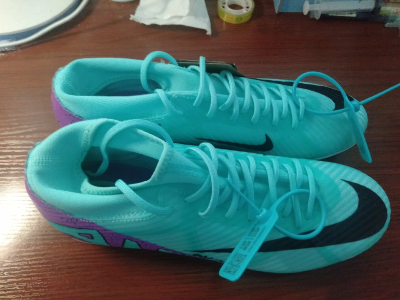 custom review-Nike Mercurial Superfly 9 AG Искусственная трава Искусственный шипы Футбольные бутсы Унисекс Зеленый