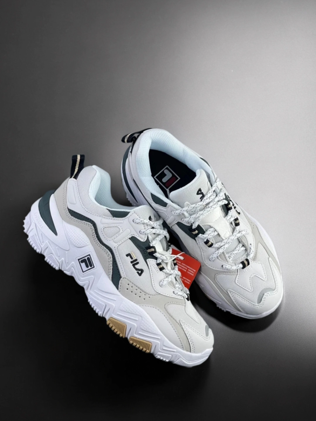 掠夺者2灰白低帮休闲鞋👟