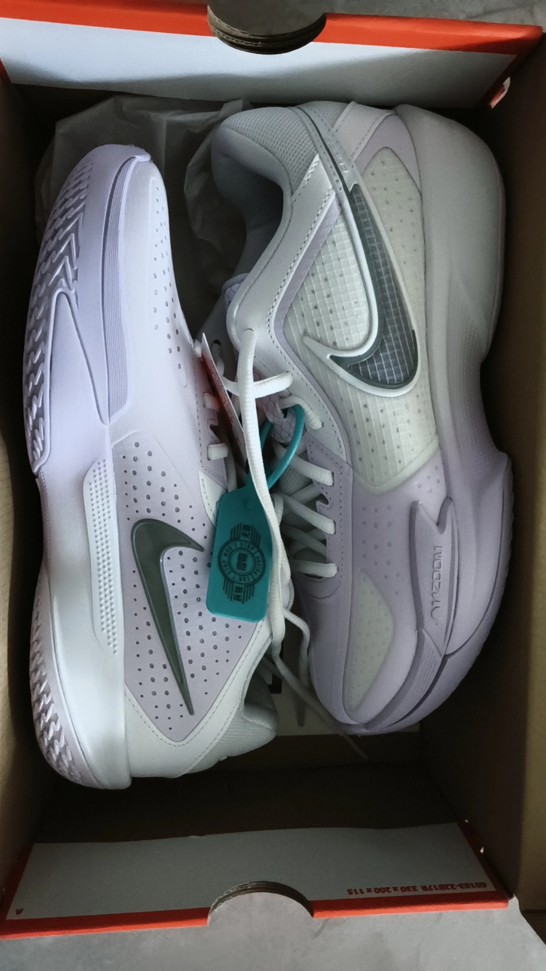 custom review-Nike G.T. CUT CROSS Low Топ Баскетбольные кроссовки Унисекс Белый Фиолетовый Азиатская версия