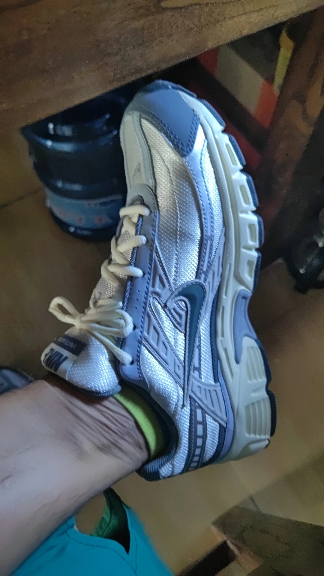 custom review-Nike Initiator Slip Resistant Abrasion Resistant Дышащий Низкий Топ Casual Мужской Серый Белый