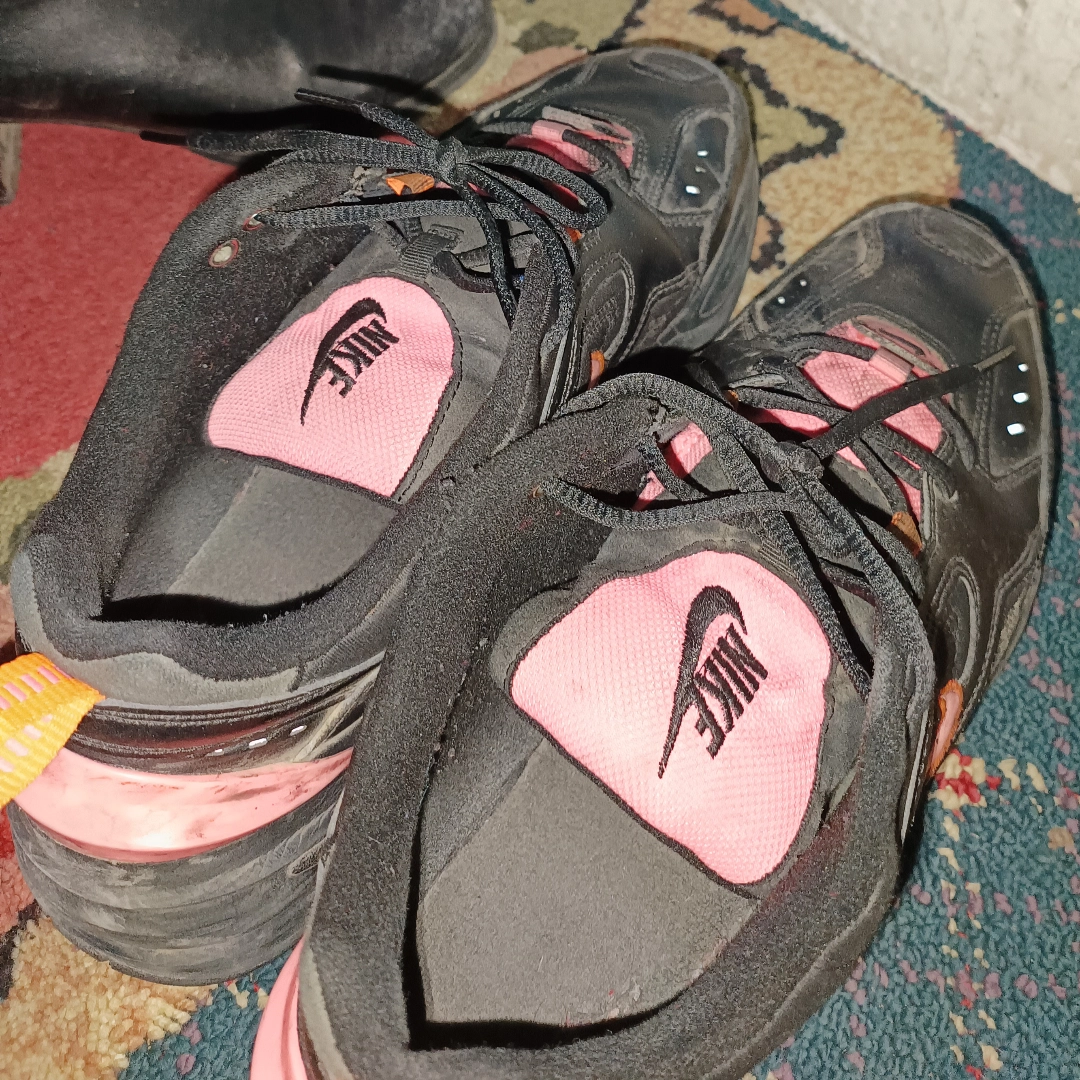 custom review-Nike M2K Tekno Non Slip Легкий Низкий Топ Толстая Подошва Кроссовки Унисекс Черный Розовый